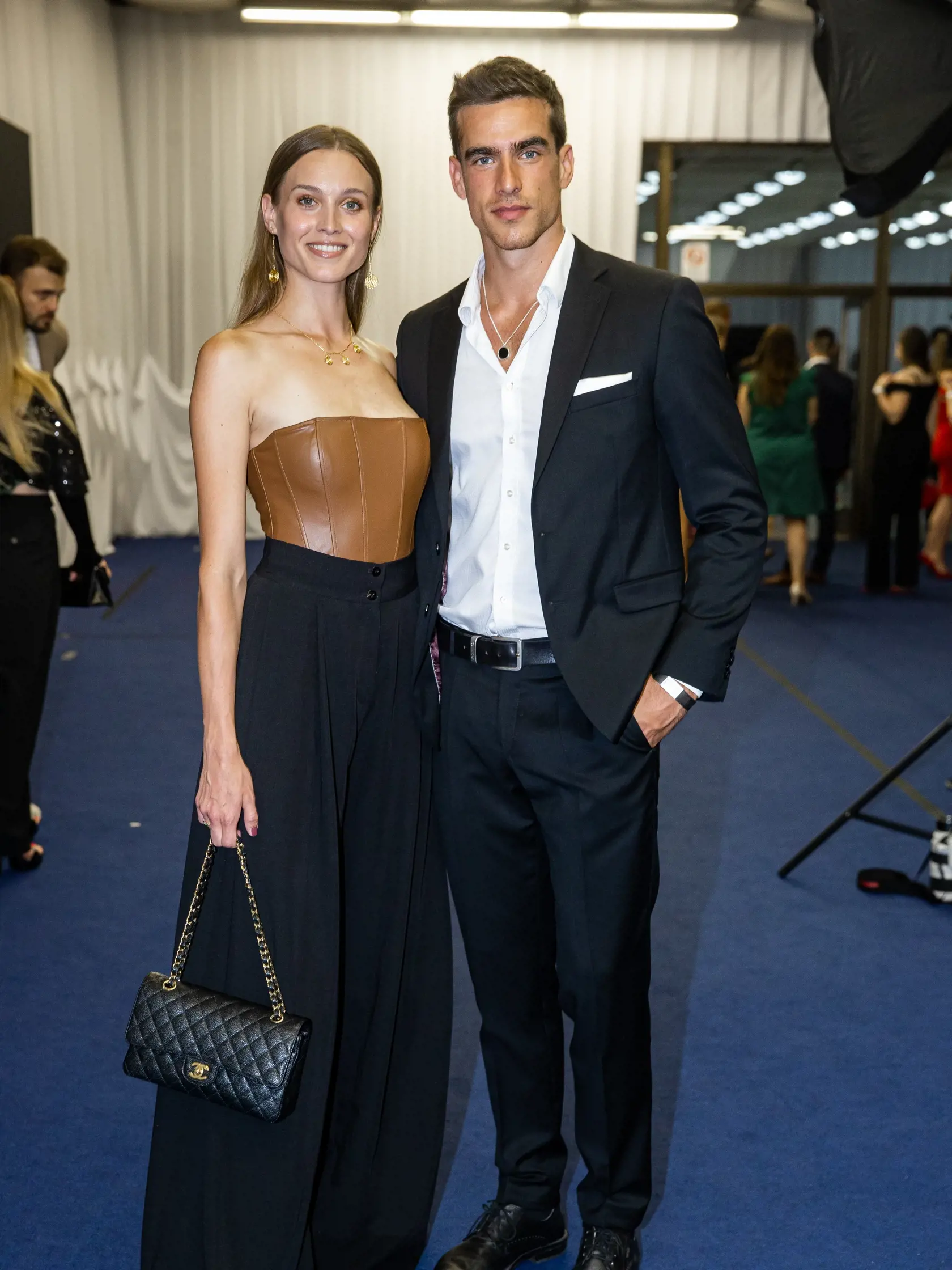 Galavečer Social Awards Slovakia "SOWA" v Bratislave. Na snímke Bibiana Bardy a Adam Bardy.