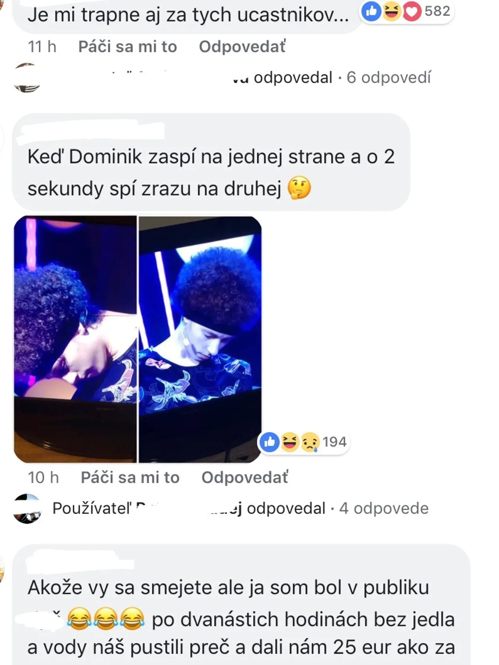 Ľuďom bolo trápne aj za účinkujúcich.