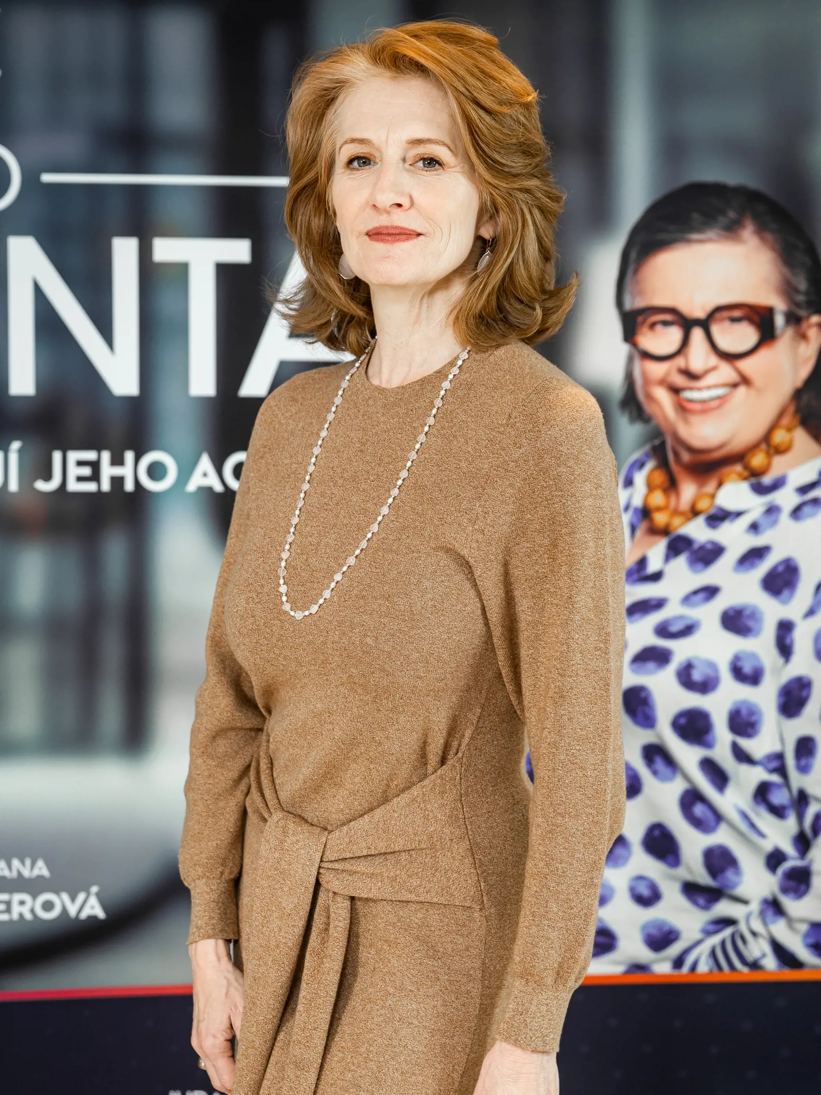 Tlačová konferencia k predstaveniu nového televízneho seriálu “Vytoč môjho agenta” v Bratislave. Na snímke Dagmar Edwards.