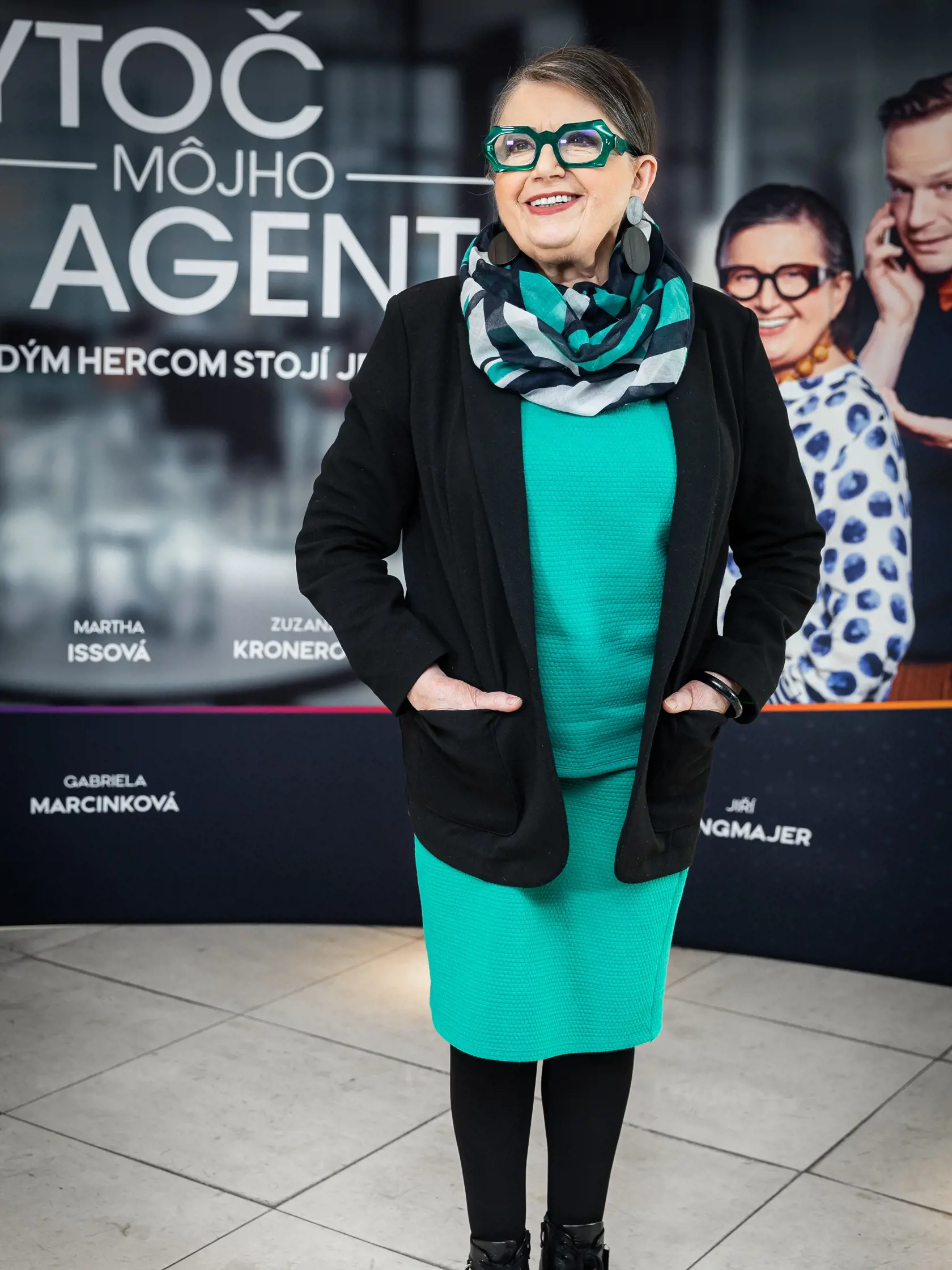 Tlačová konferencia k predstaveniu nového televízneho seriálu “Vytoč môjho agenta” v Bratislave. Na snímke Zuzana Kronerová.