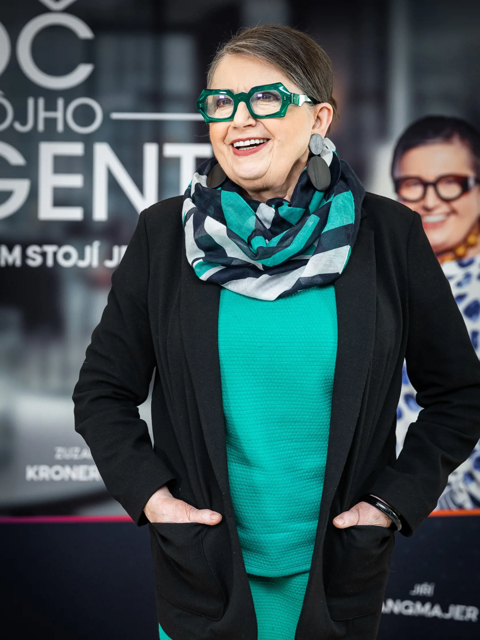 Tlačová konferencia k predstaveniu nového televízneho seriálu “Vytoč môjho agenta” v Bratislave. Na snímke Zuzana Kronerová.
