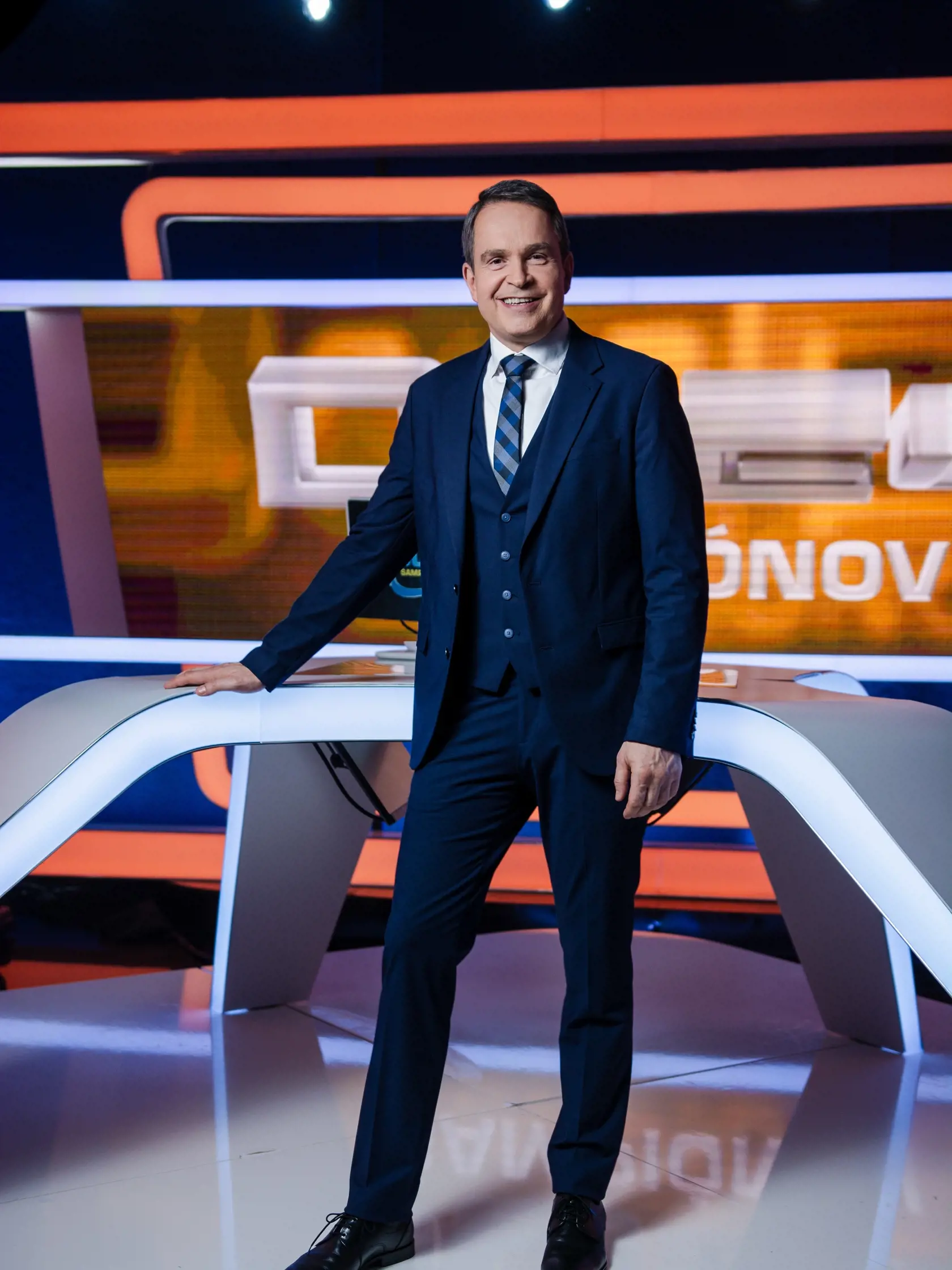 Gregor Mareš, moderátor Duelu šampiónov.