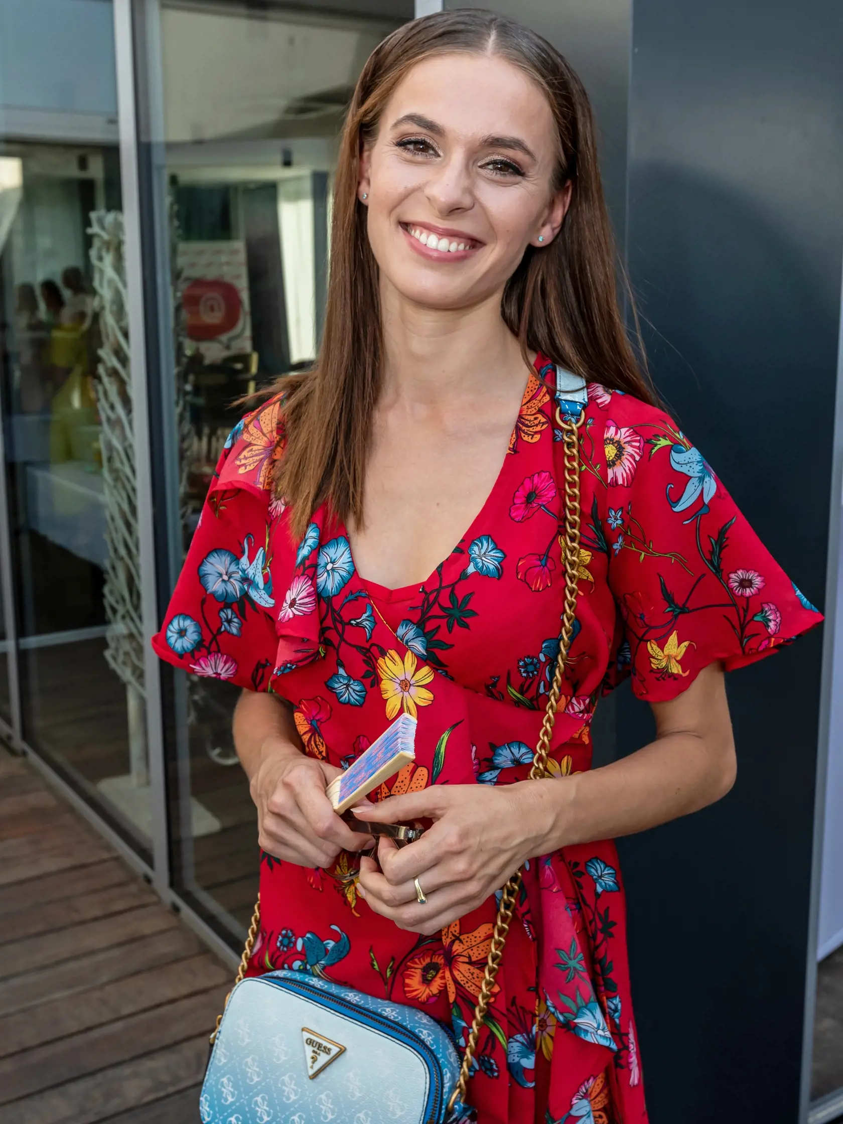 Narodeninová párty TV JOJ v reštaurácii Aušpic. Na snímke Dominika Richterová.