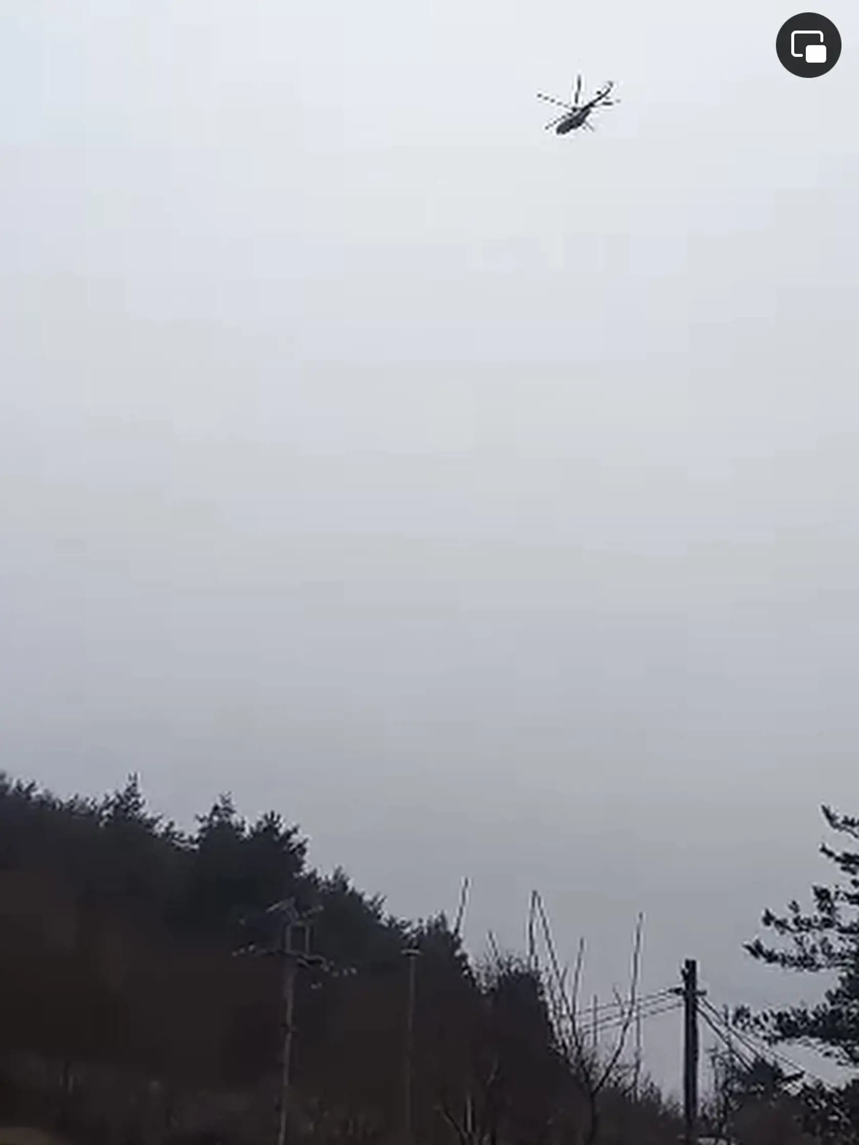 Pomáhal aj vrtuľník ministerstva vnútra.