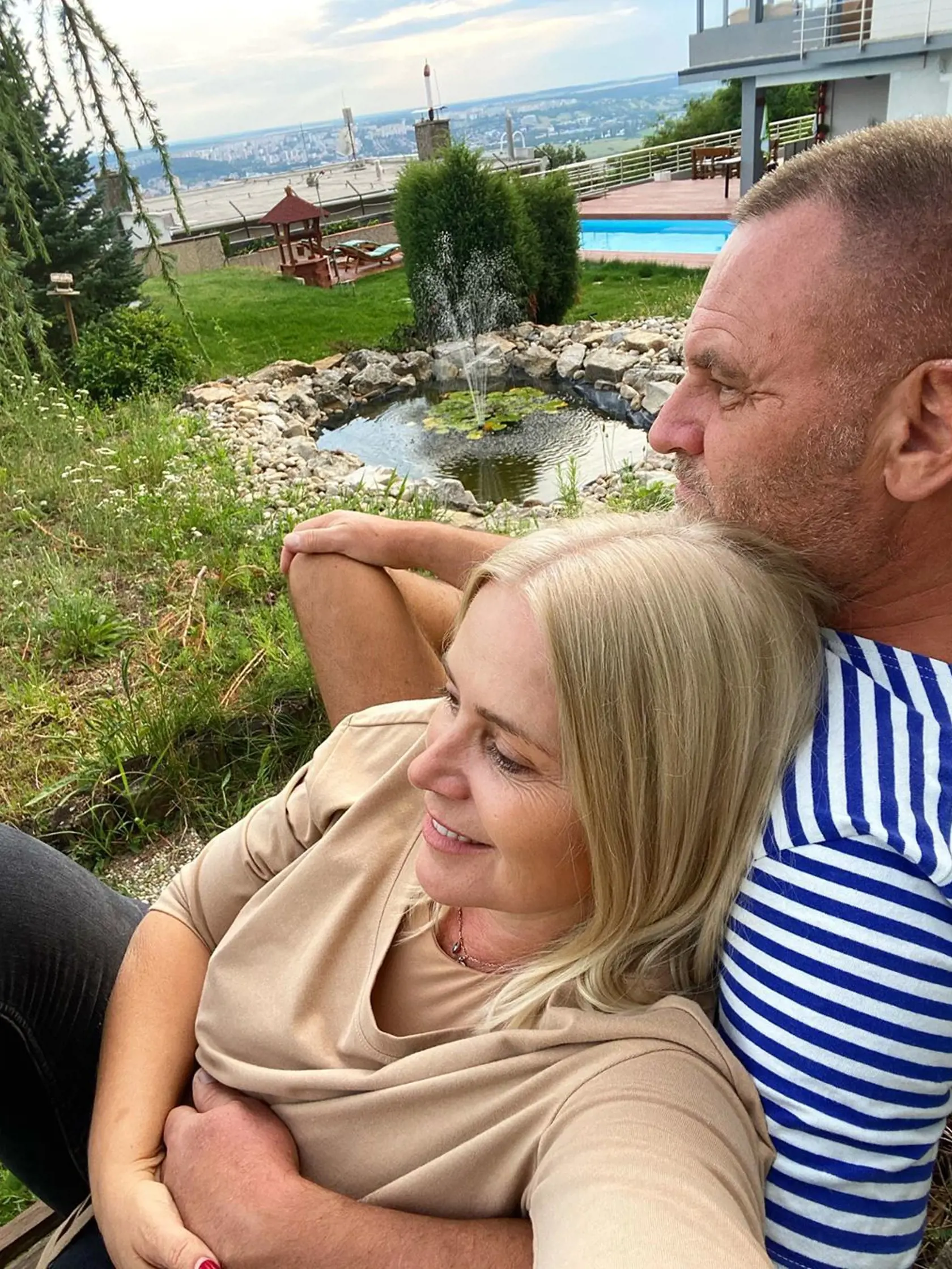 Vačková s priateľom Petrom