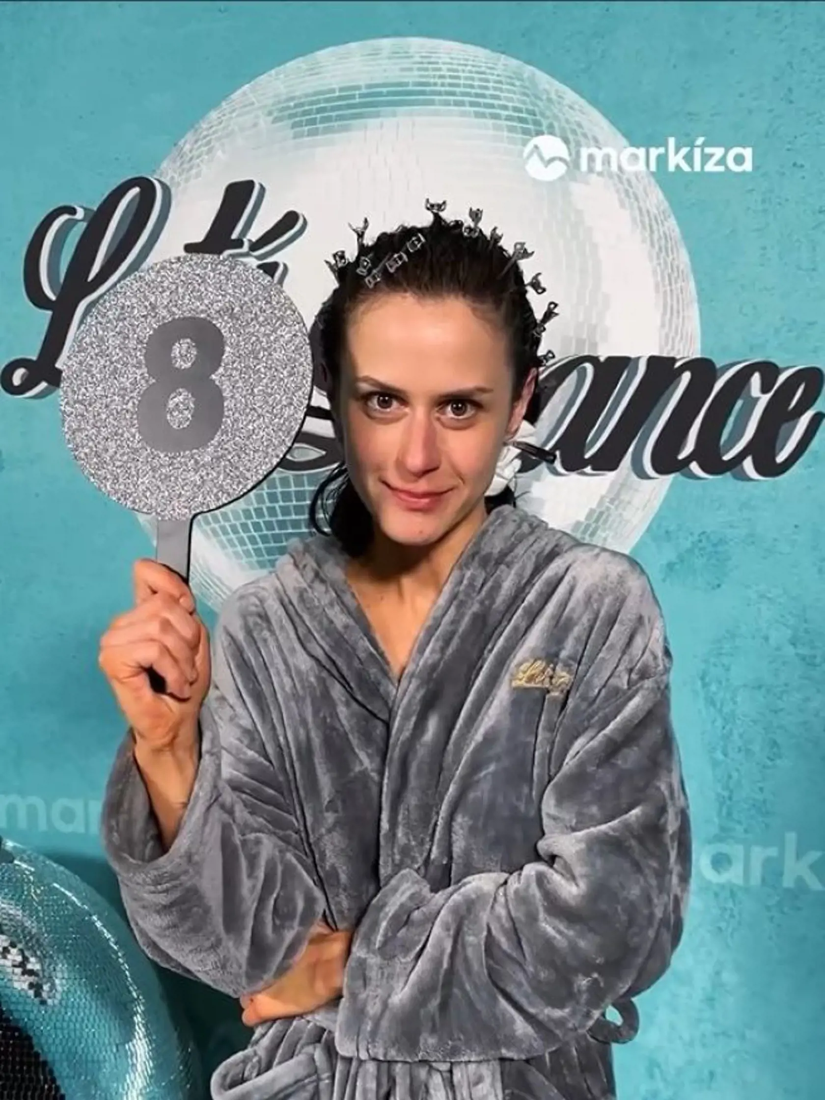 Anna Jakab Rakovská v zákulisí Let's Dance