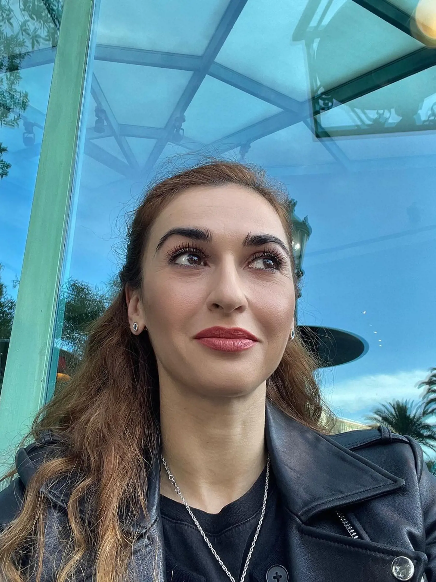 Vanda Poláková pred úpravou nosa.