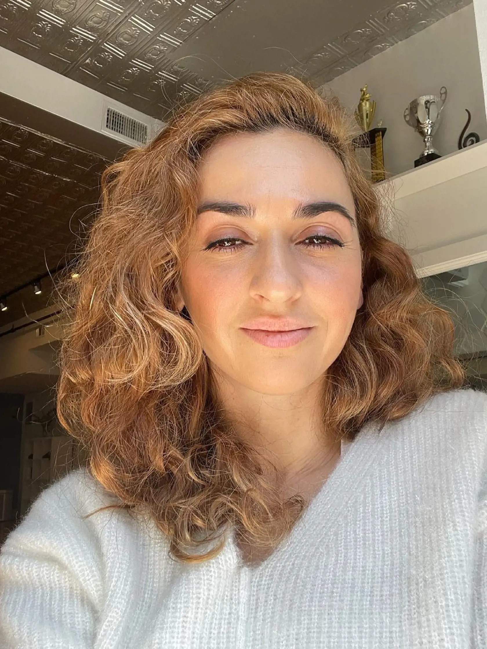 Vanda Poláková pred úpravou nosa.