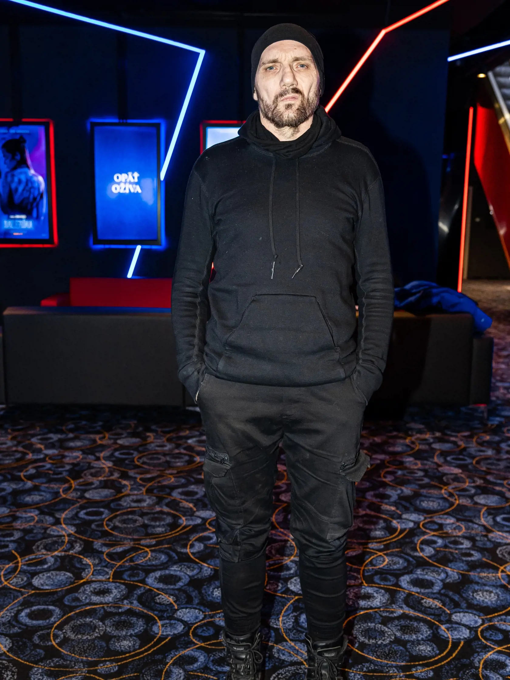 Premiéra druhého dielu filmu “ČERNÁK” v Bratislave. Na snímke Sáva Popovič. 