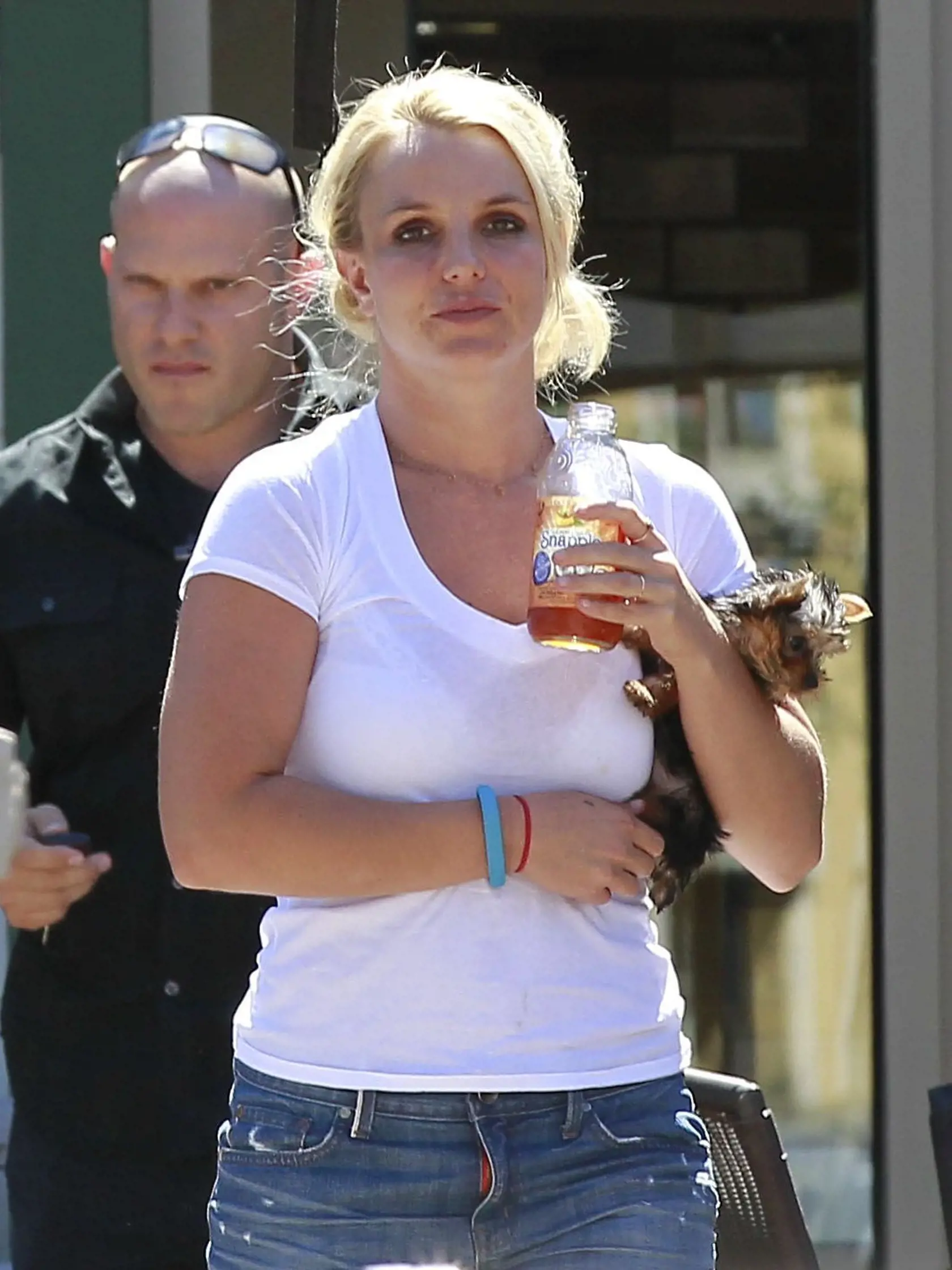 Britney mala často problémy s kilami navyše.