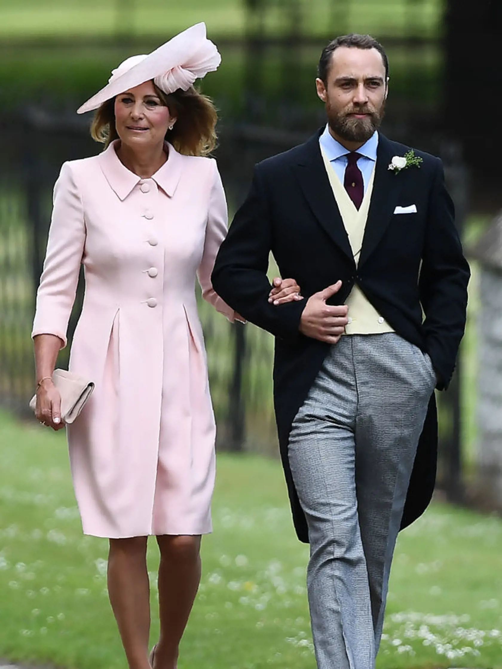 Carole Middleton, Pippa's mother and James Middleton