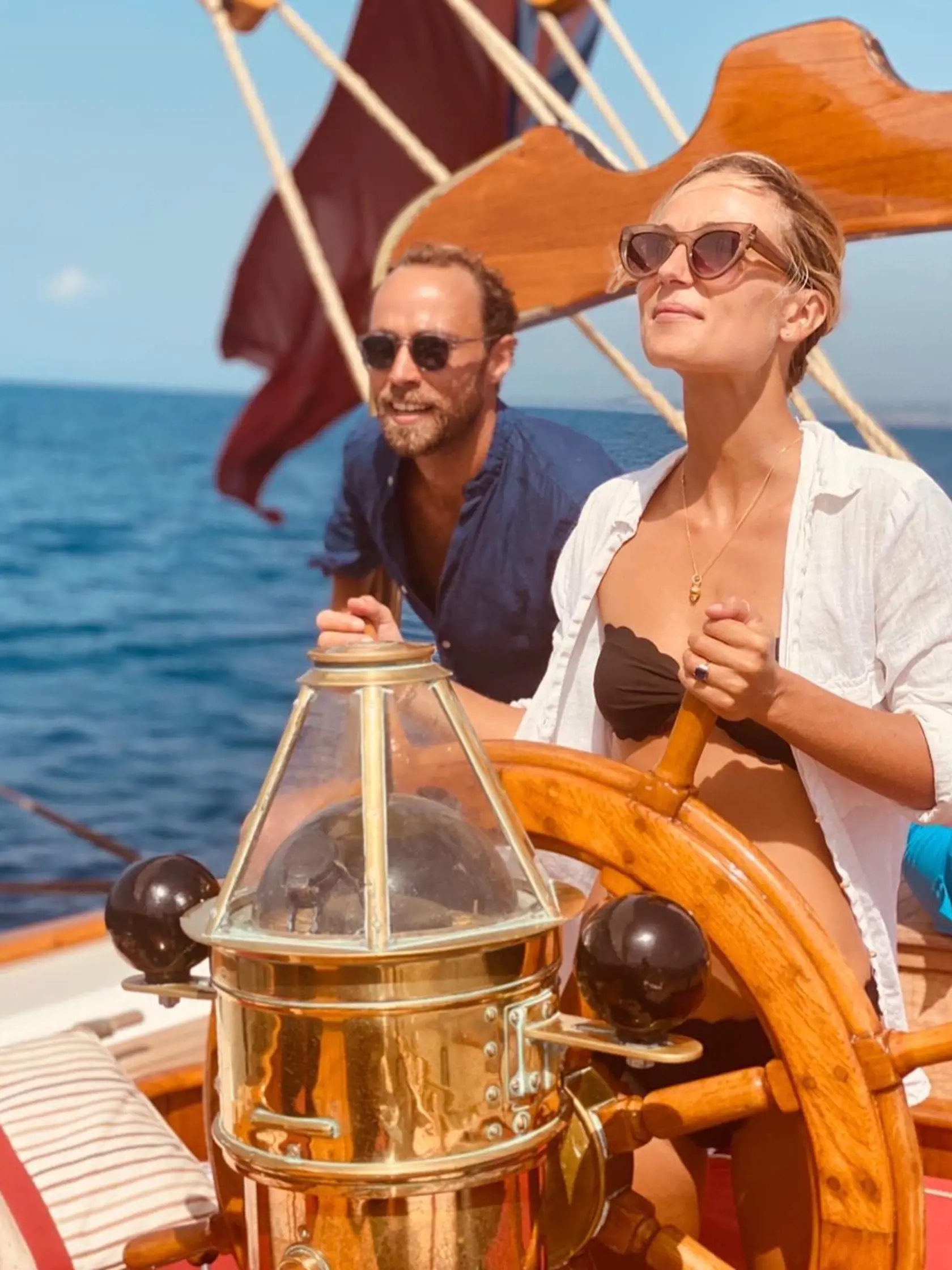 James Middleton s manželkou