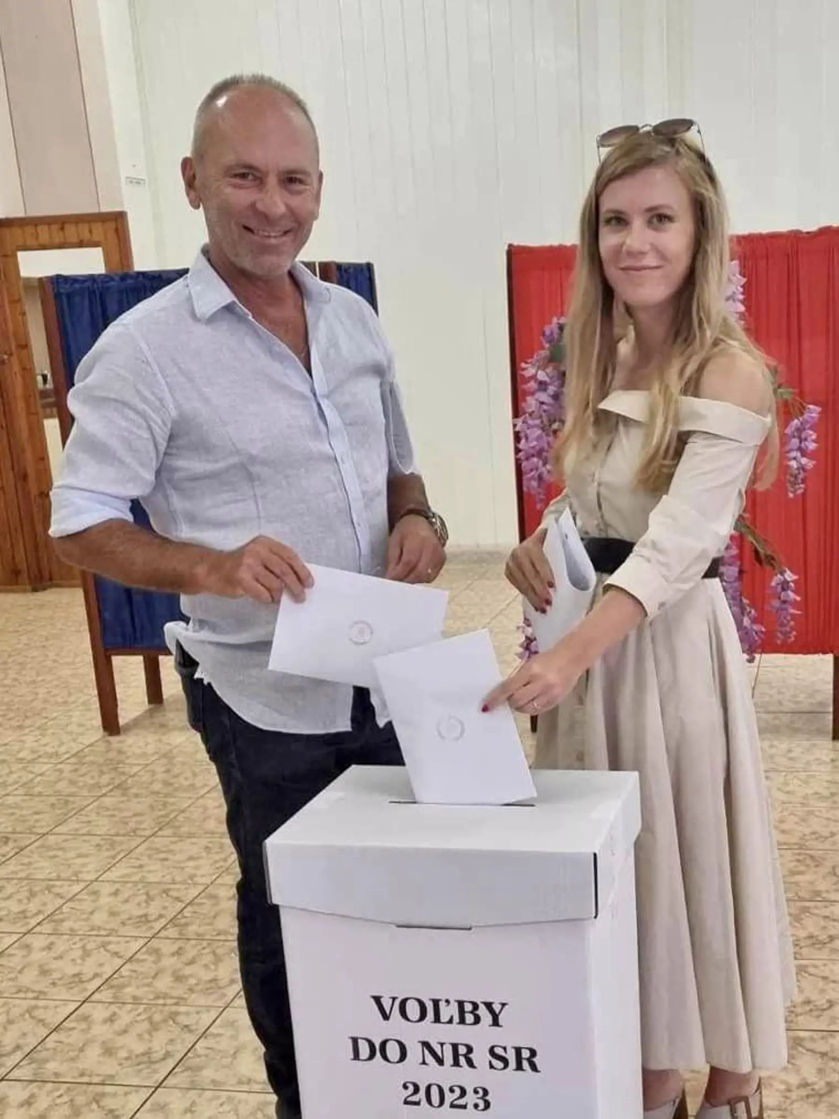 V Dúbravke pri Michalovciach volil aj Ľudovít Kaník.