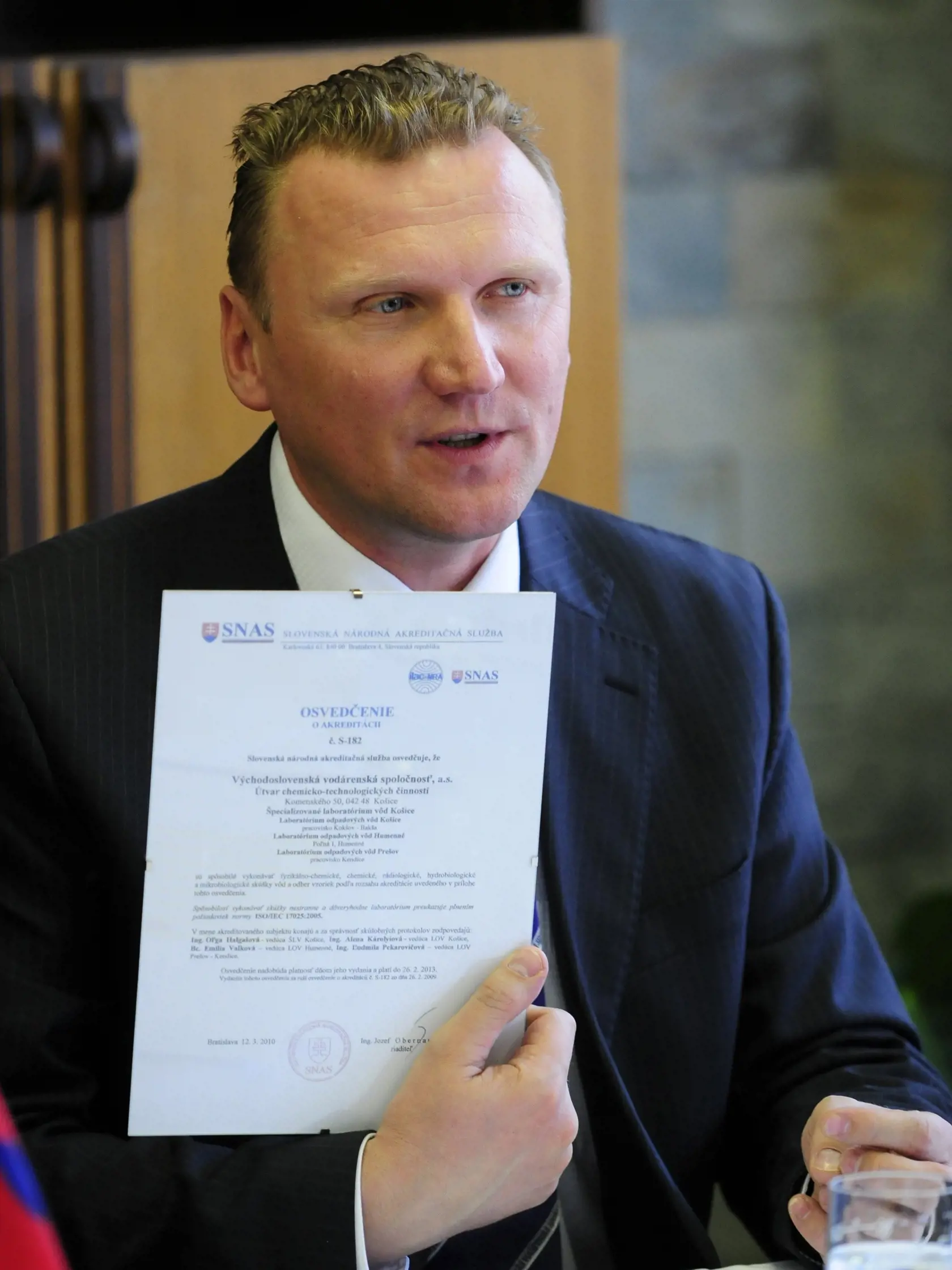 Šéf VVS Stanislav Hreha je obvinený z obzvlášť závažného zločinu, stíhaný je na slobode.