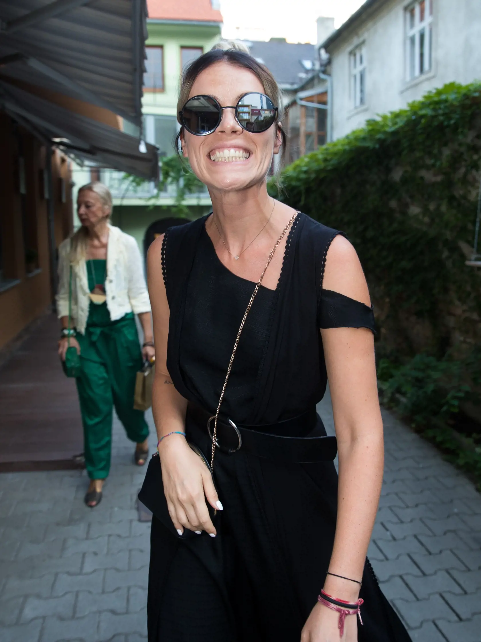 Párty televízie Markíza k predstaveniu novej série zábavného programu "Tvoja tvár znie povedome" v bratislavskom starom meste. Na snímke Miroslava Partlová.