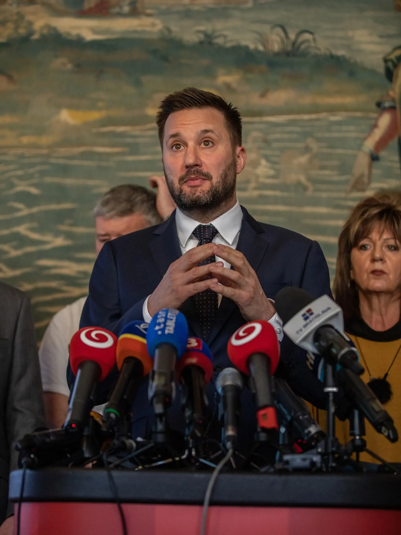 Tlačová konferencia v Primacialnom paláci