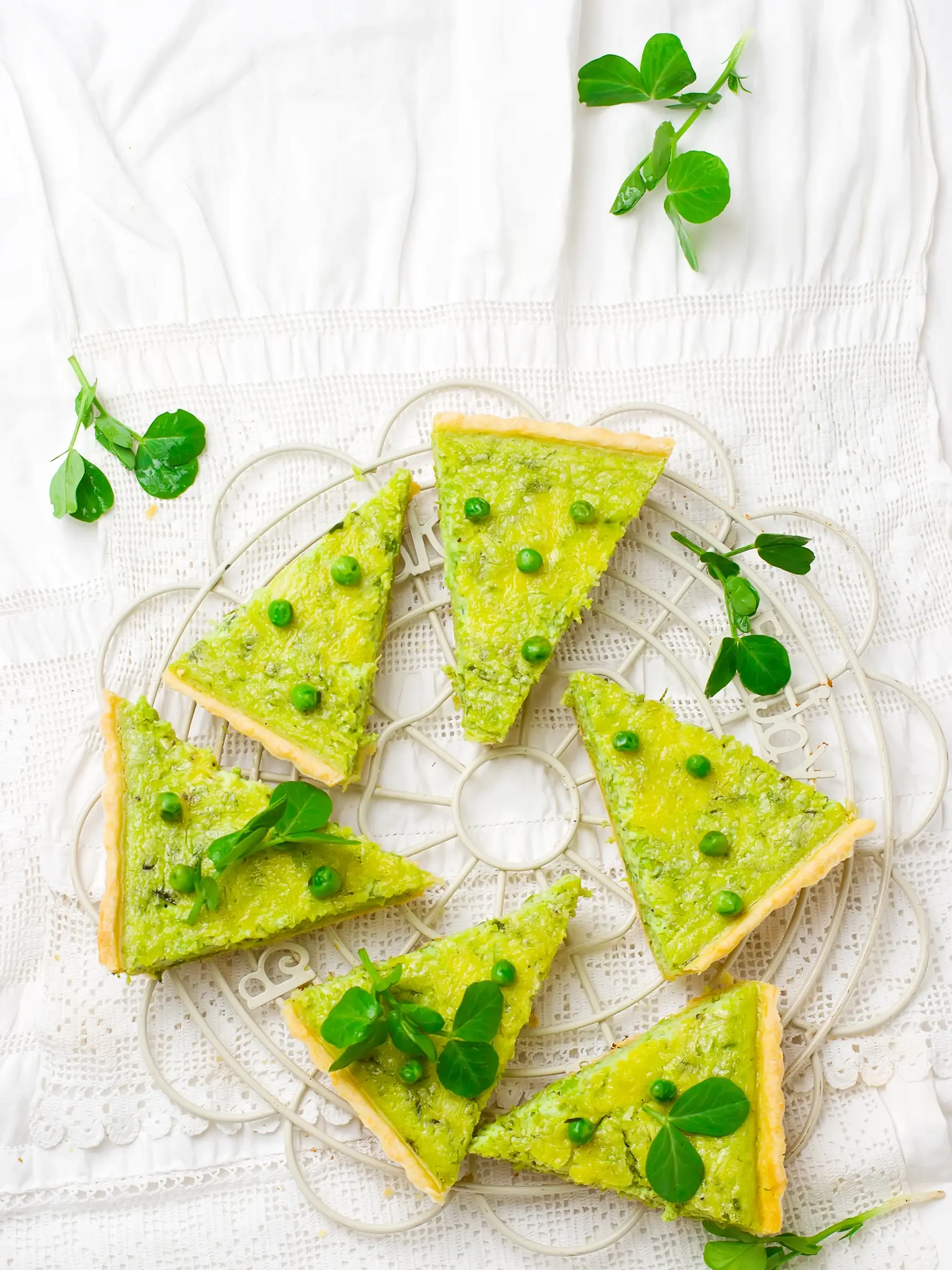 Hrášková slaná tarta