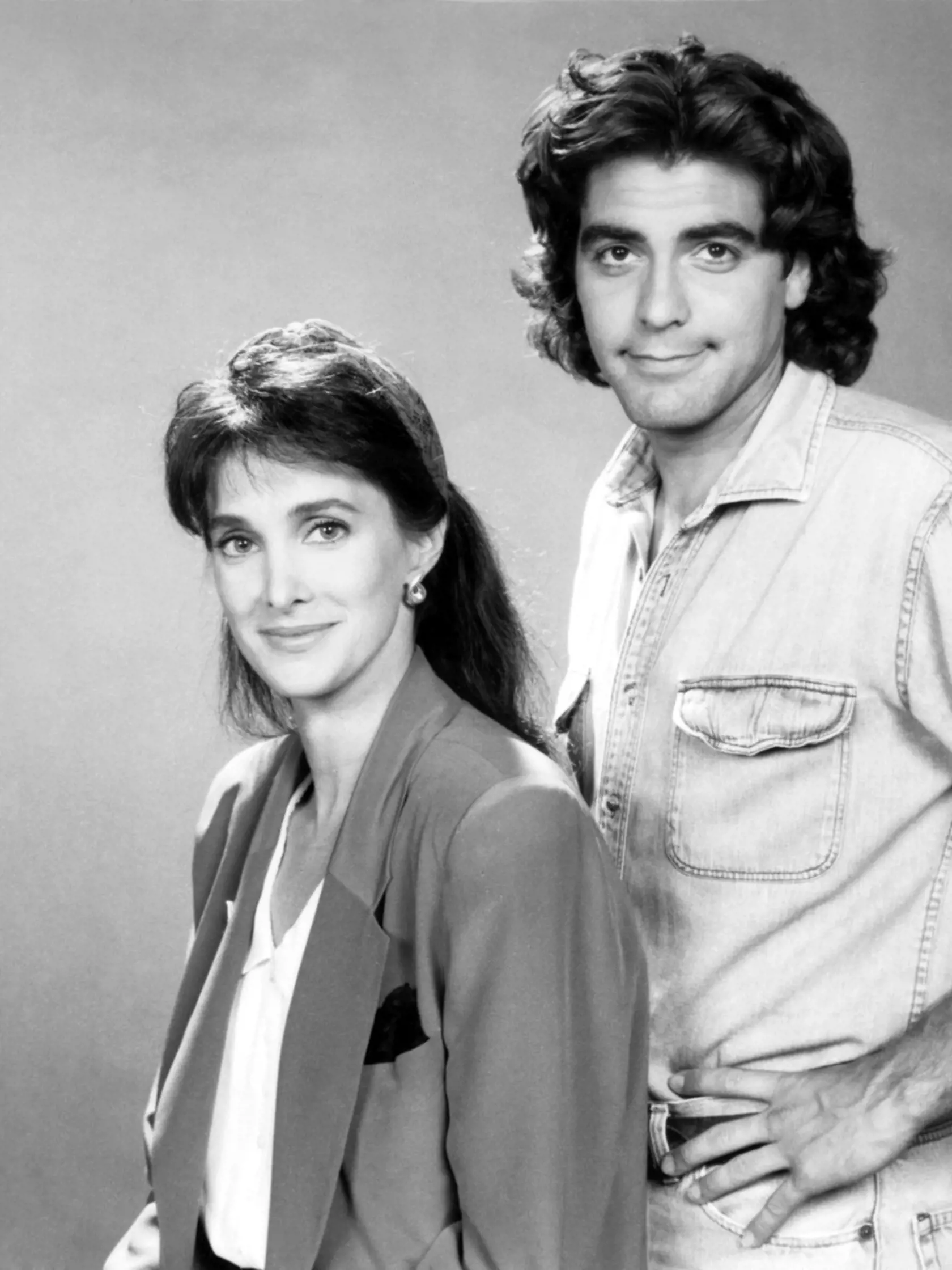 George Clooney v roku 1990 v situačnej komédii Baby Talk. Mal vtedy 29 rokov.