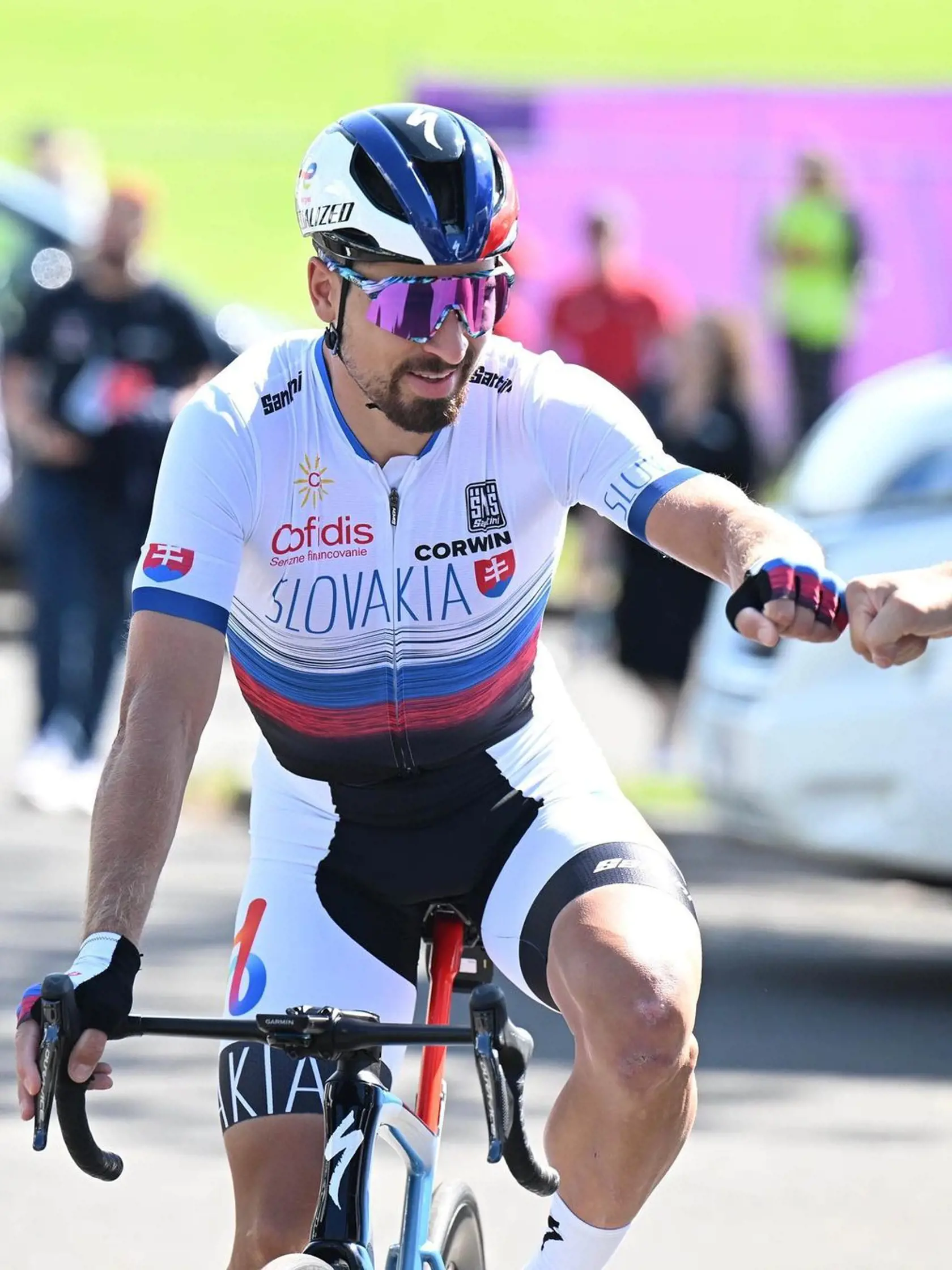 Peter Sagan skončil na tohtoročných MS siedmy. Slovenský cyklista mal v Austrálii dobrú náladu.
