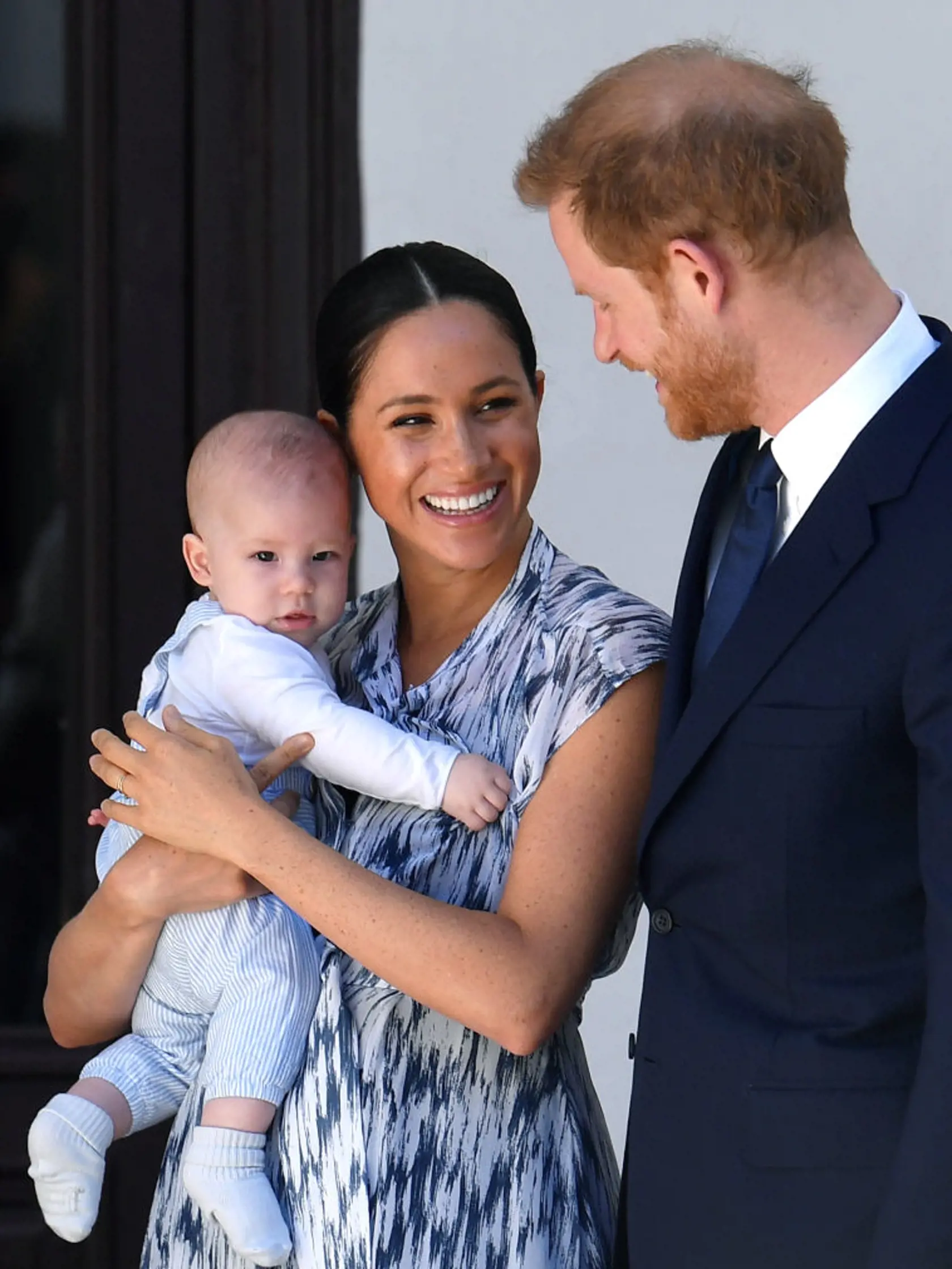 Meghan Markle, princ Harry a Archie.