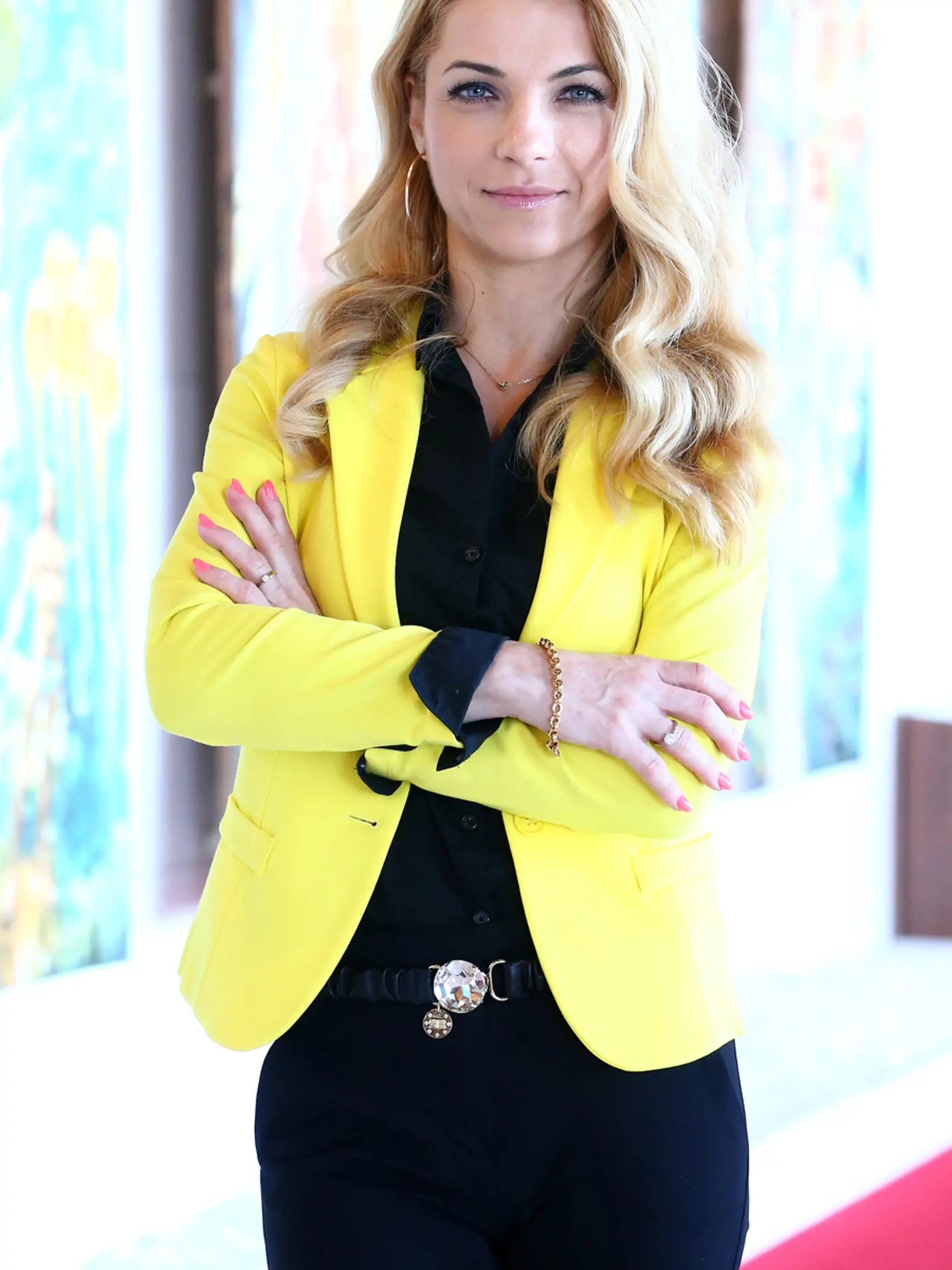 Poslankyna NR SR Martina Simkovicova (Sme Rodina)v priestoroch Narodnej Rady.