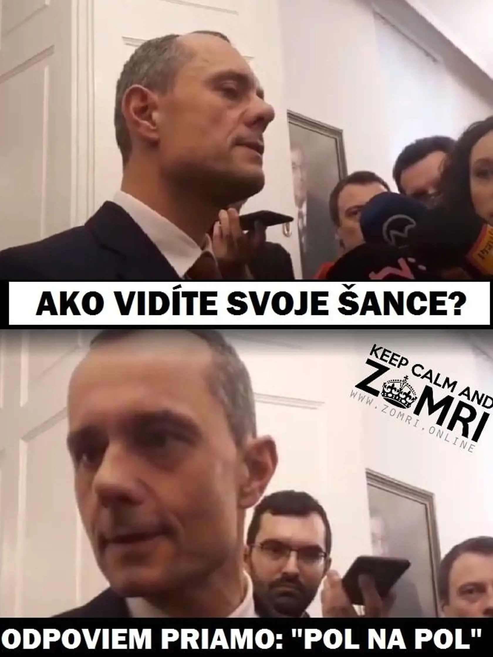  Dva dni po Ficovom vypočutí prišla na rad nová vlna vtipov. Jej hlavným predstaviteľom bol neúspešný kandidát na post prezidenta Radoslav Procházka.
