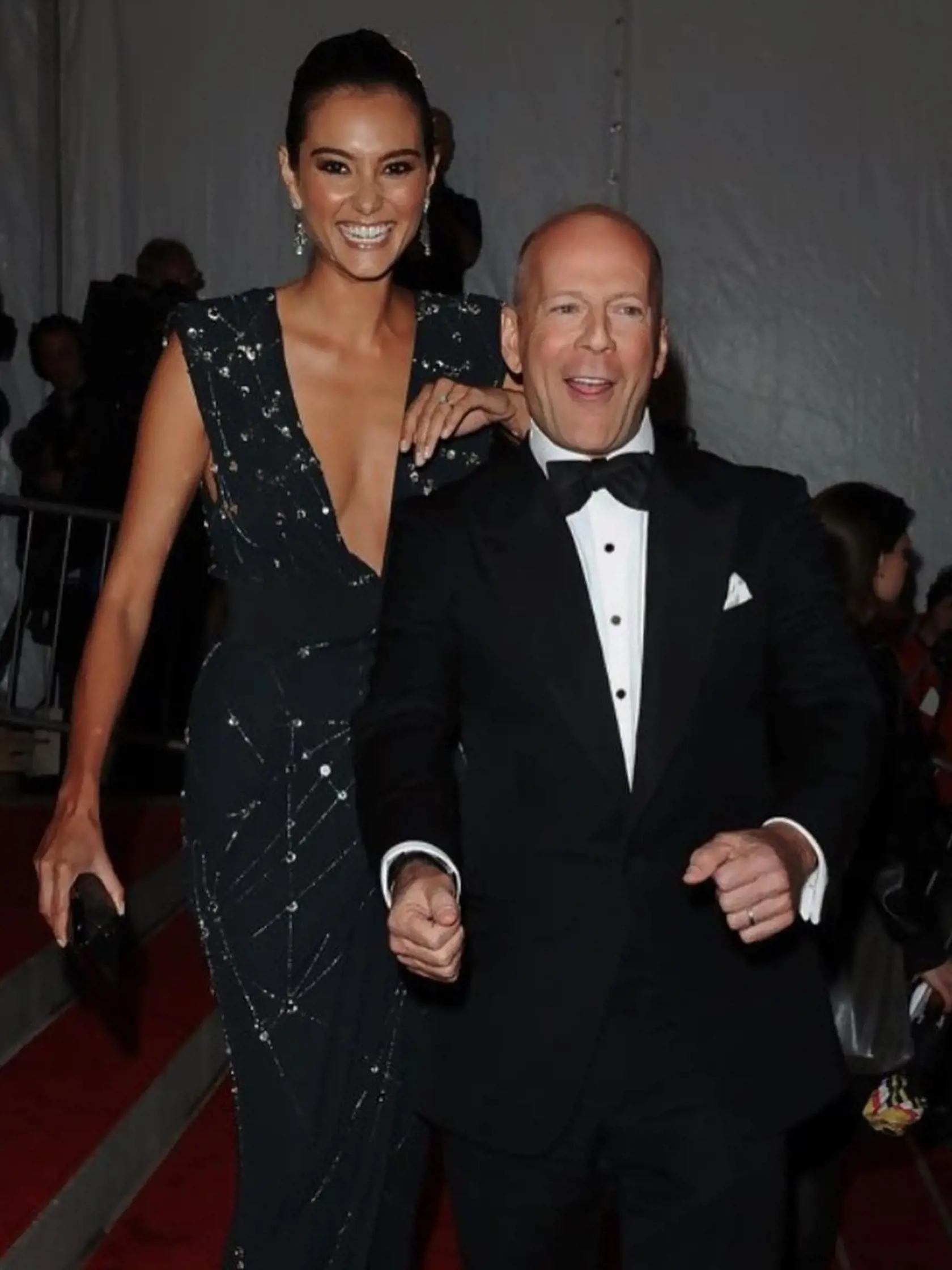 Bruce Willis s manželkou Emmou.