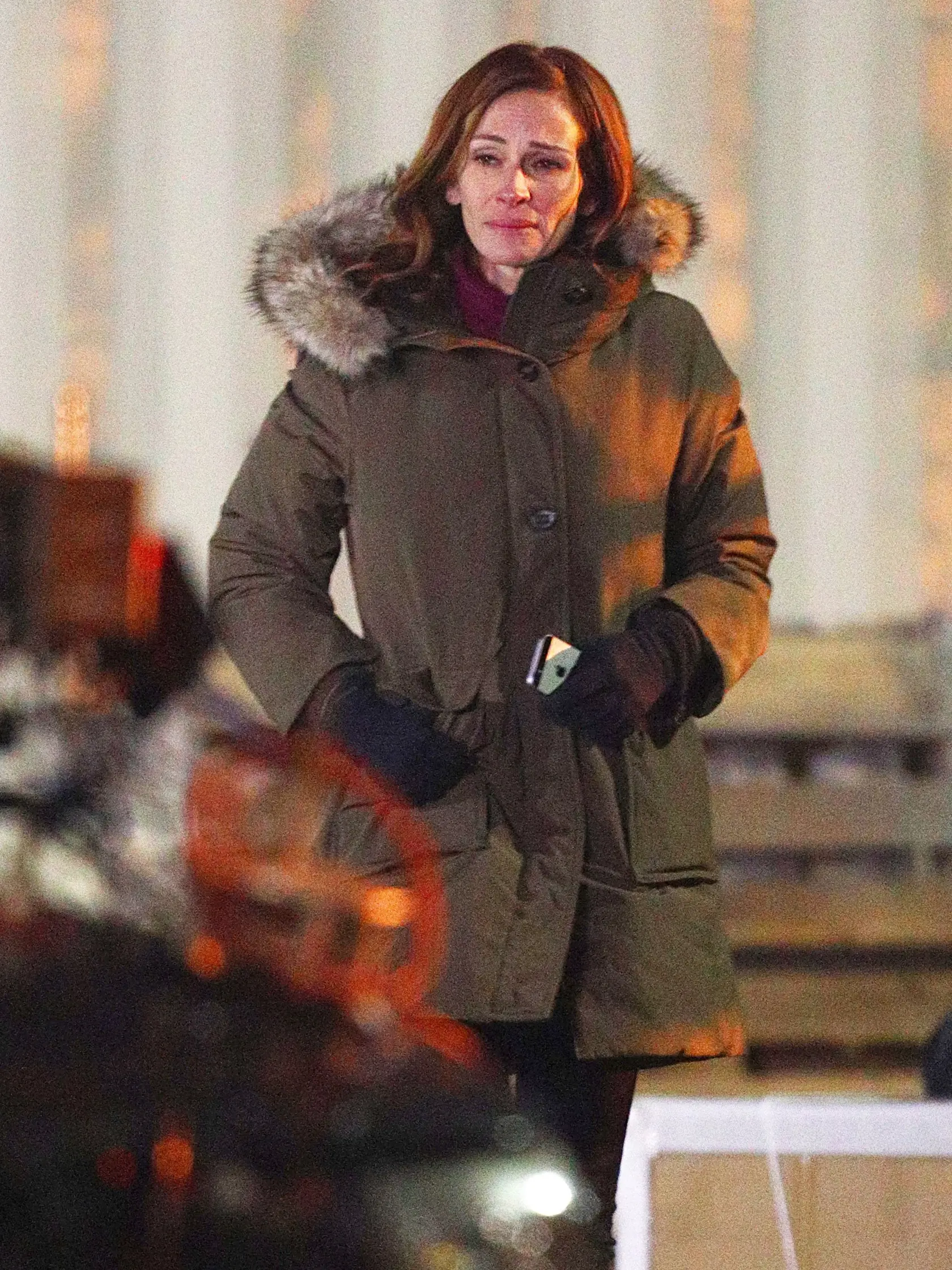 Julia Roberts pri nakrúcaní drámy Ben is Back.