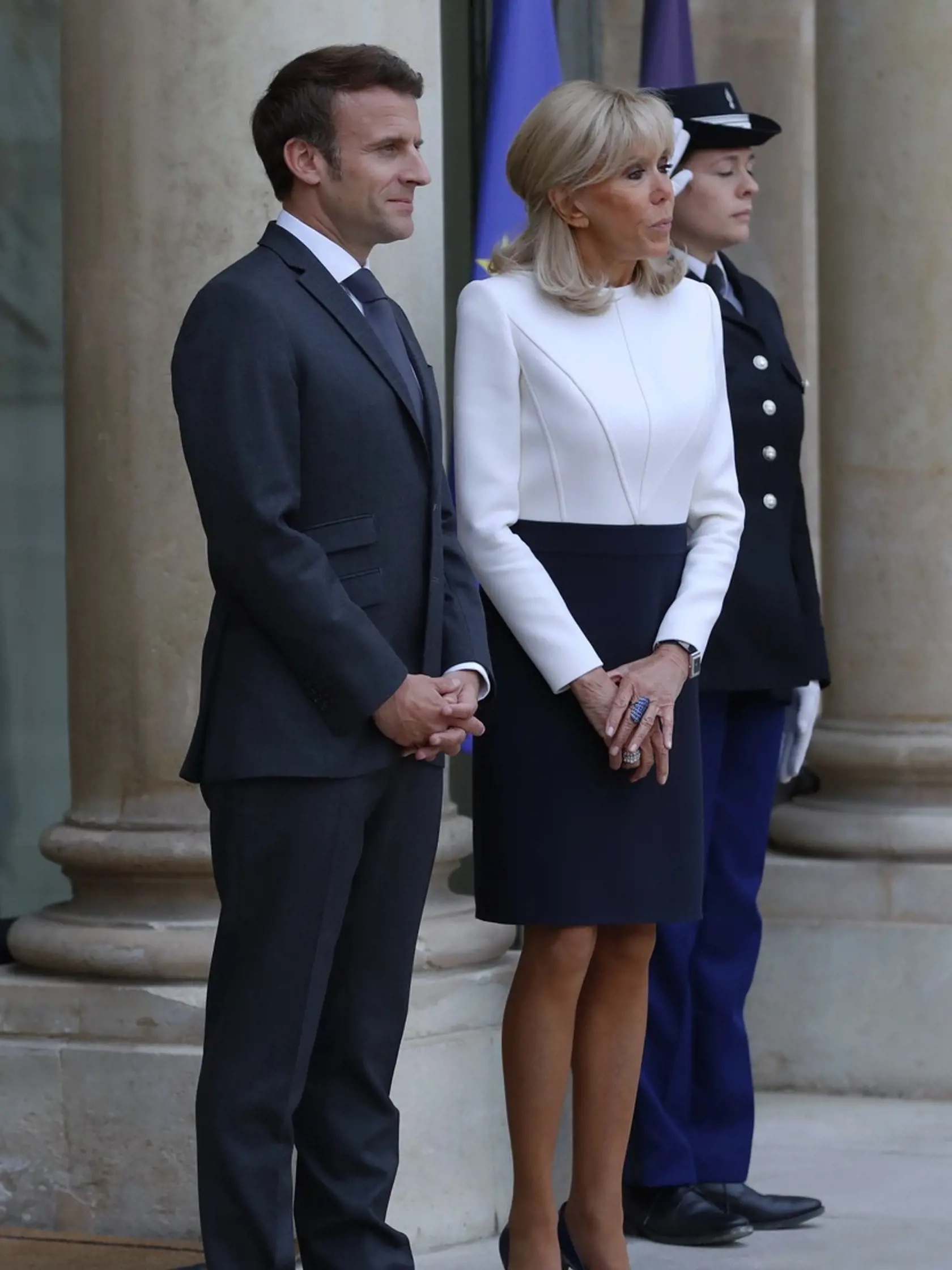 Narendra Modi navštívil Macronovcov v Elyzejskom paláci.