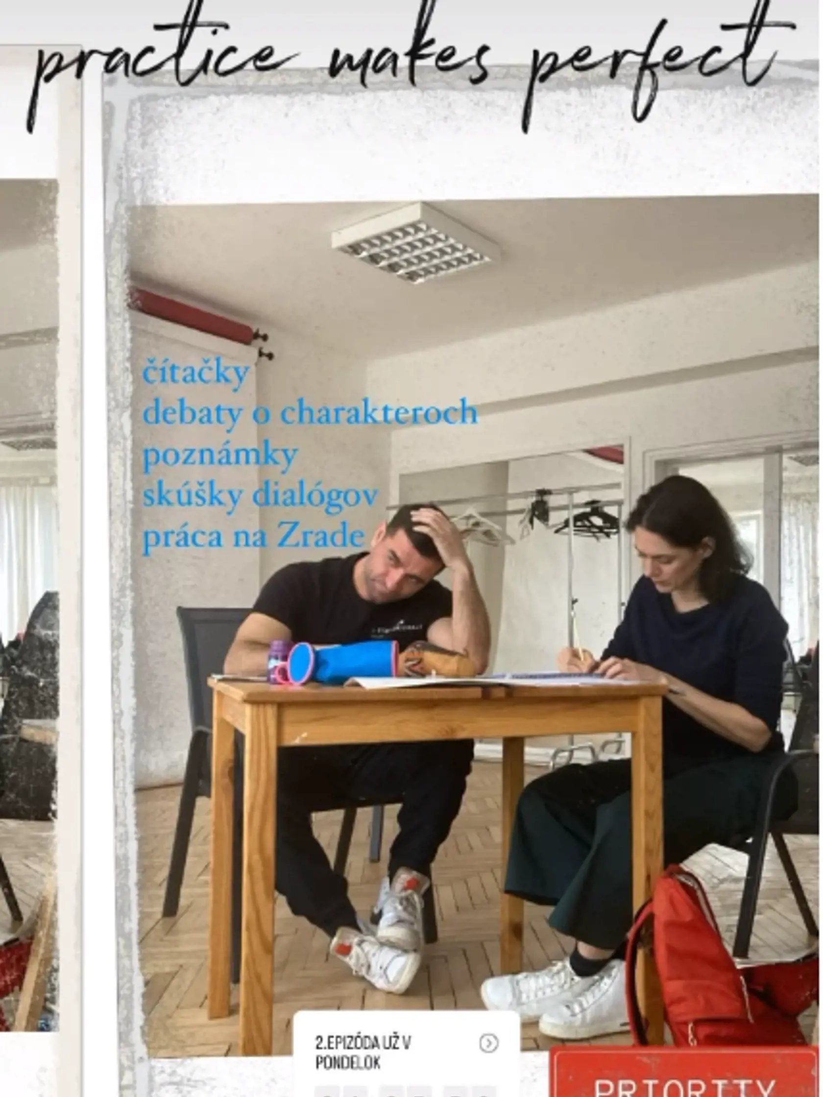 V scenároch si urobila fonetické značky tak, aby jej dávali význam.