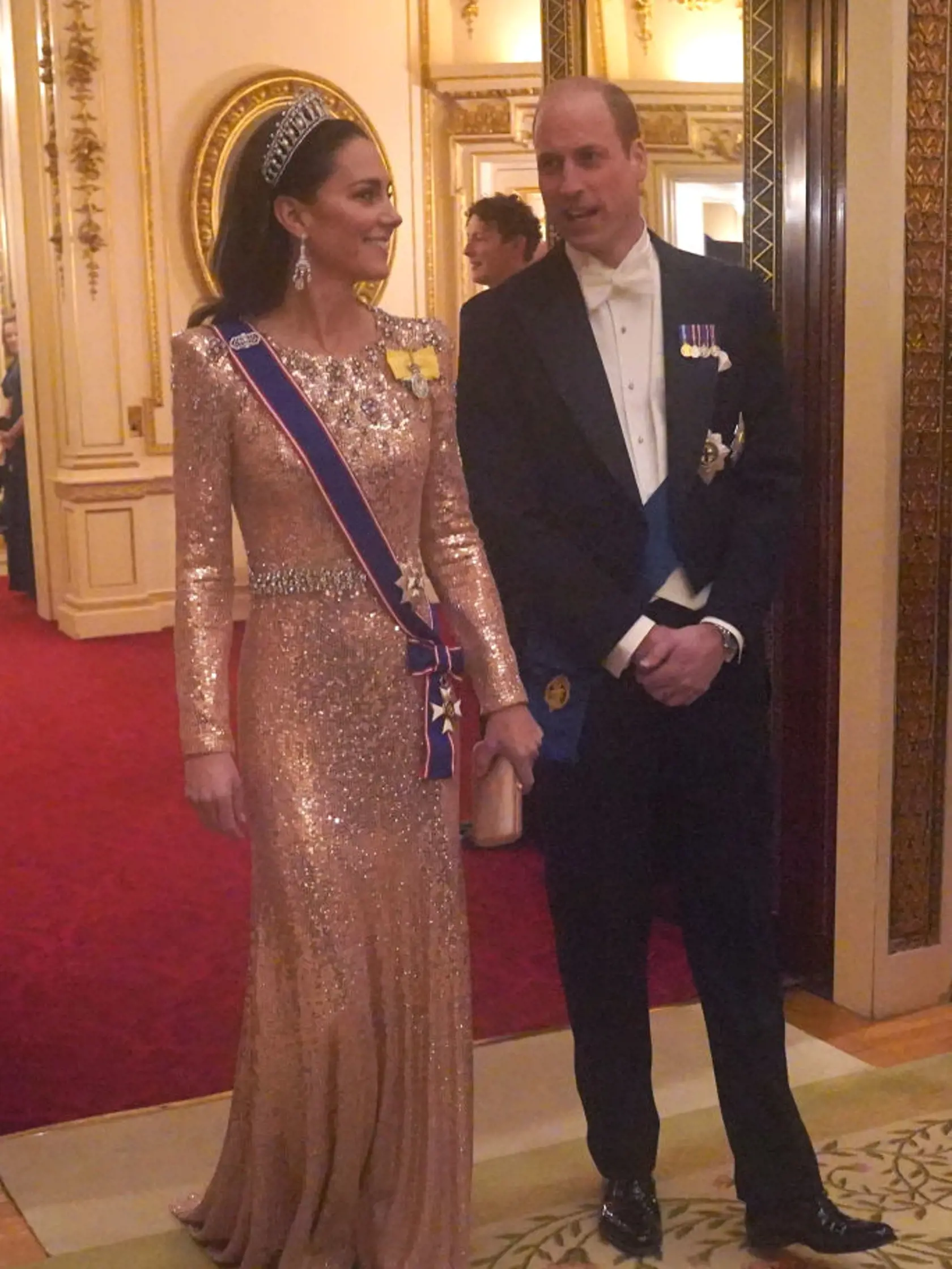 Takto Kate žiarila na diplomatickej recepcii v Buckinghamskom paláci v decembri 2023.