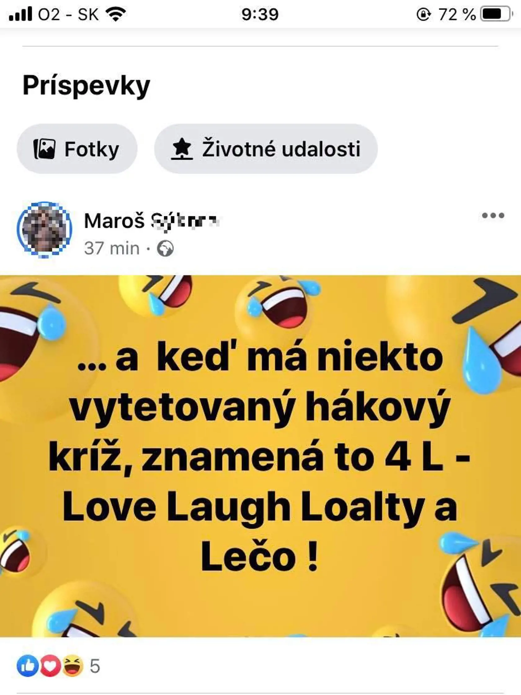 Reakcia Maroša S. po tom, ako manželka Roryho vysvetlila, o aké tetovanie ide.