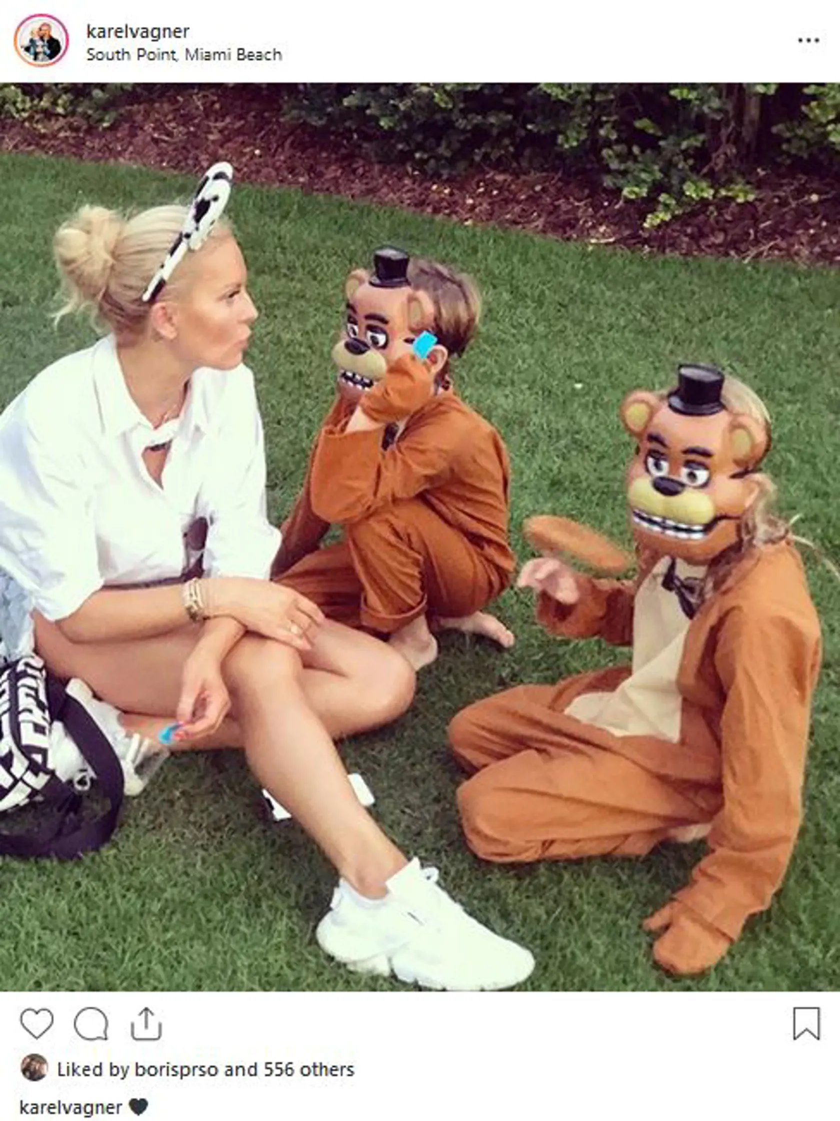 Simona Krainová v americkej halloweenskej nálade.