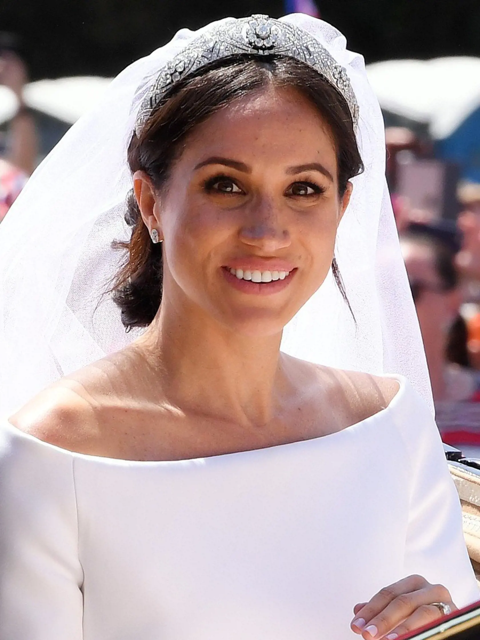 HRH Prince Harry, Duke of Sussex and HRH Meghan, Markle Duchess of Sussex during the carriage procession after their wedding at St George's Chapel at Windsor Castle. 19/05/2017, Image: 372281315, License: Rights-managed, Restrictions: , Model Release: no, Credit line: Profimedia, TEMP Camerapress