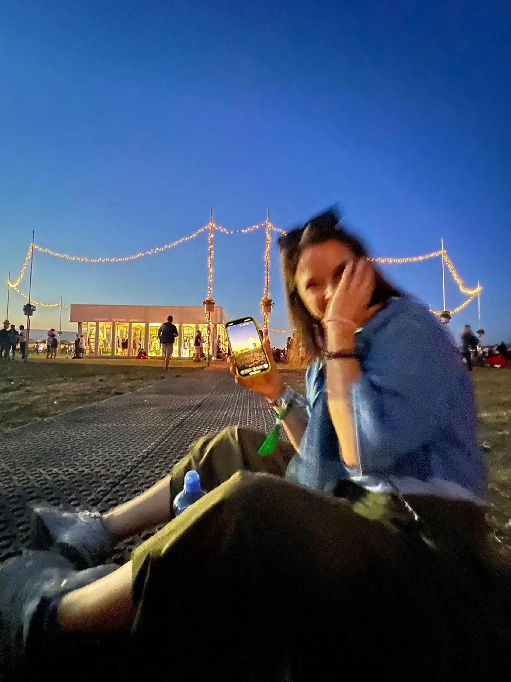 Kristína na festivale POHODA.