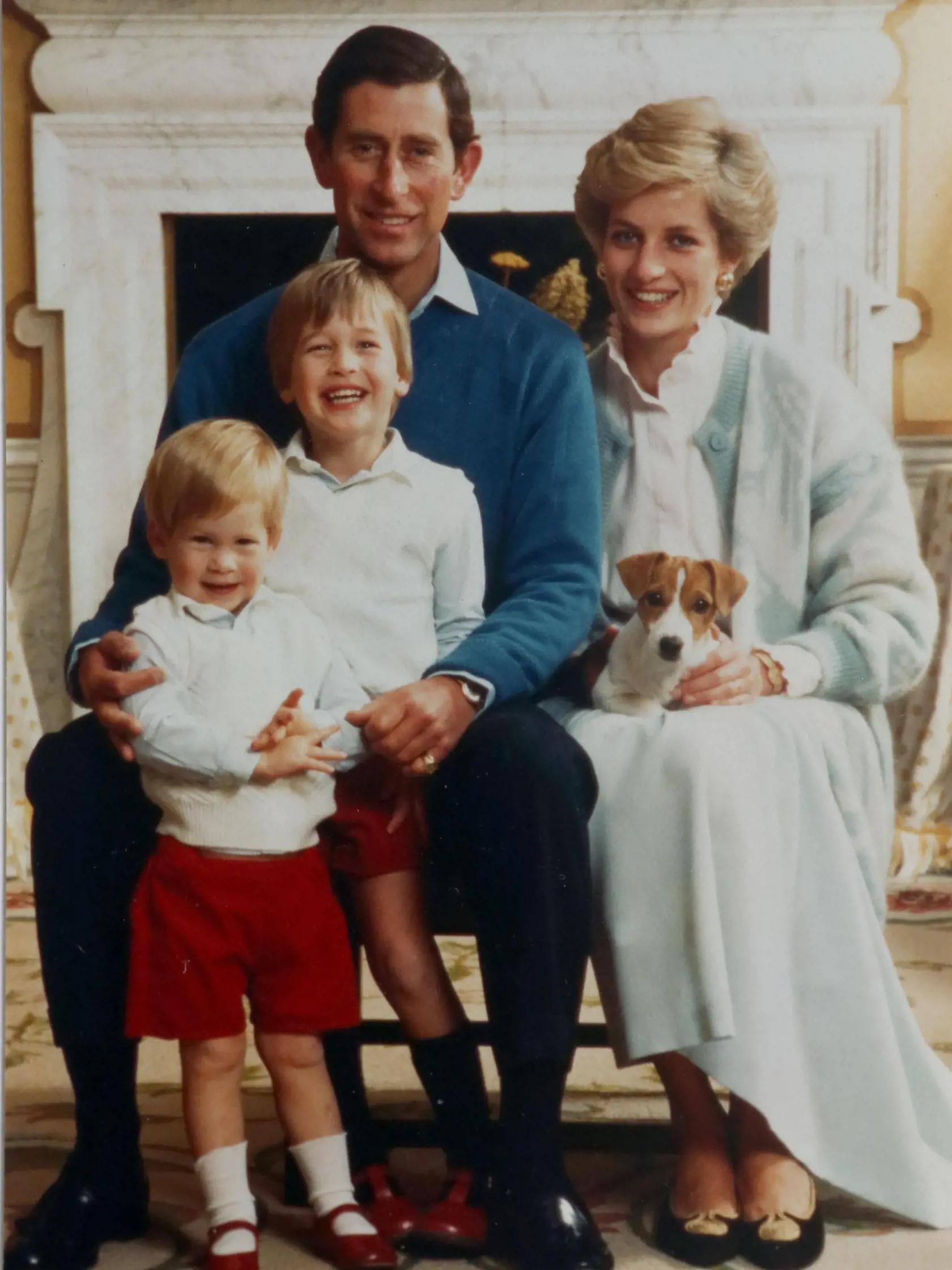 Princezná Diana, princ Charles a synovia William a Harry
