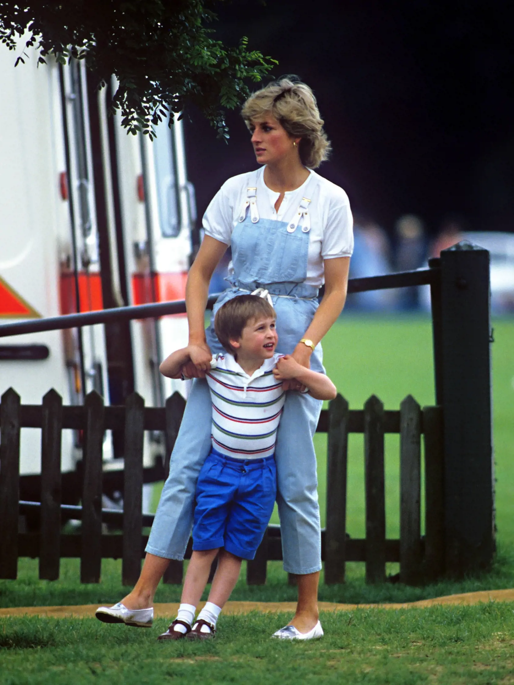 Princezná Diana s malým Williamom