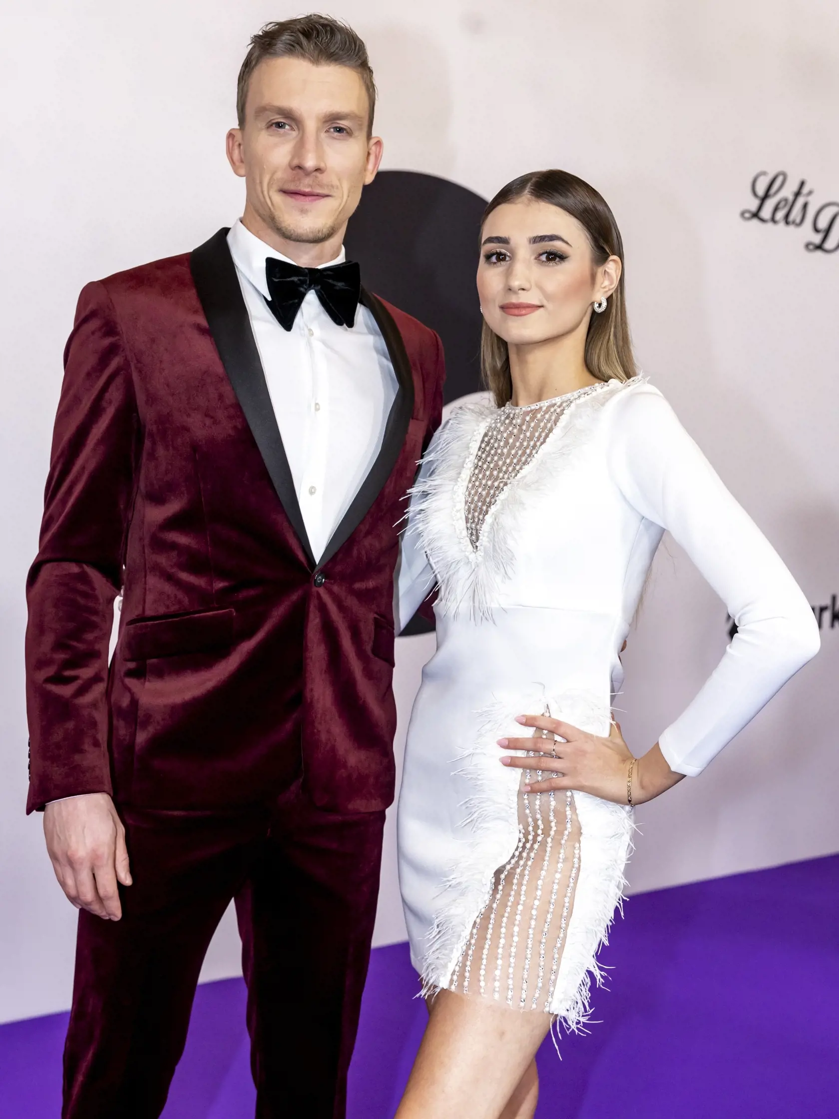 Predstavenie tanečných párov Let’s Dance 2024. Na snímke je Juraj Bača a Patrícia Piešťanská. 
