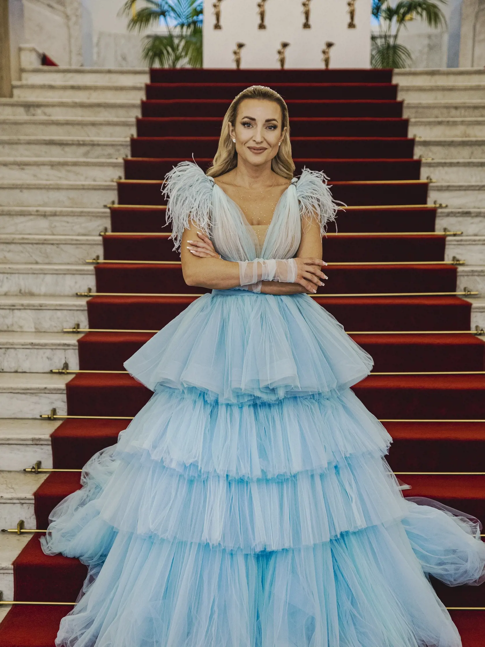 Na snímke Simona Simanová počas galavečera Slovenka roka.