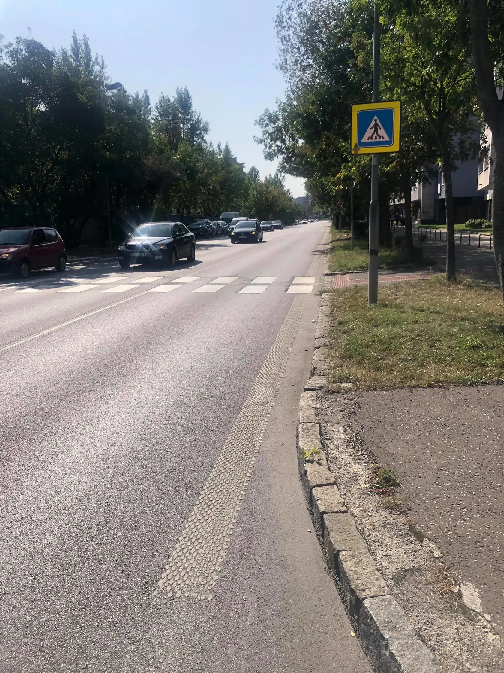 Osudný priechod pre chodcov.