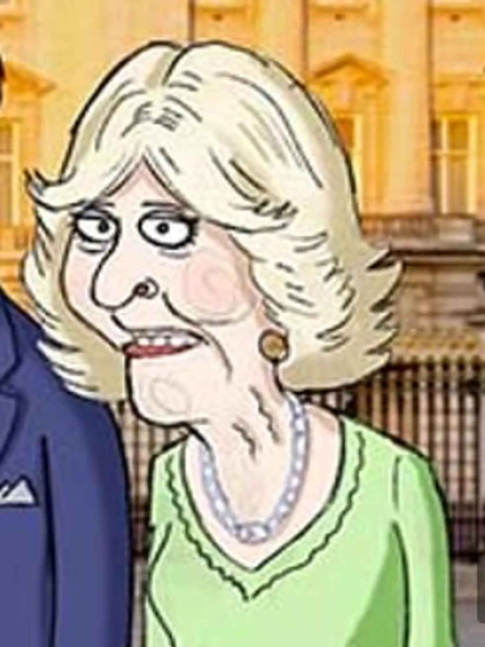 Manželka princa Charlesa, vojvodkyňa Camilla.
