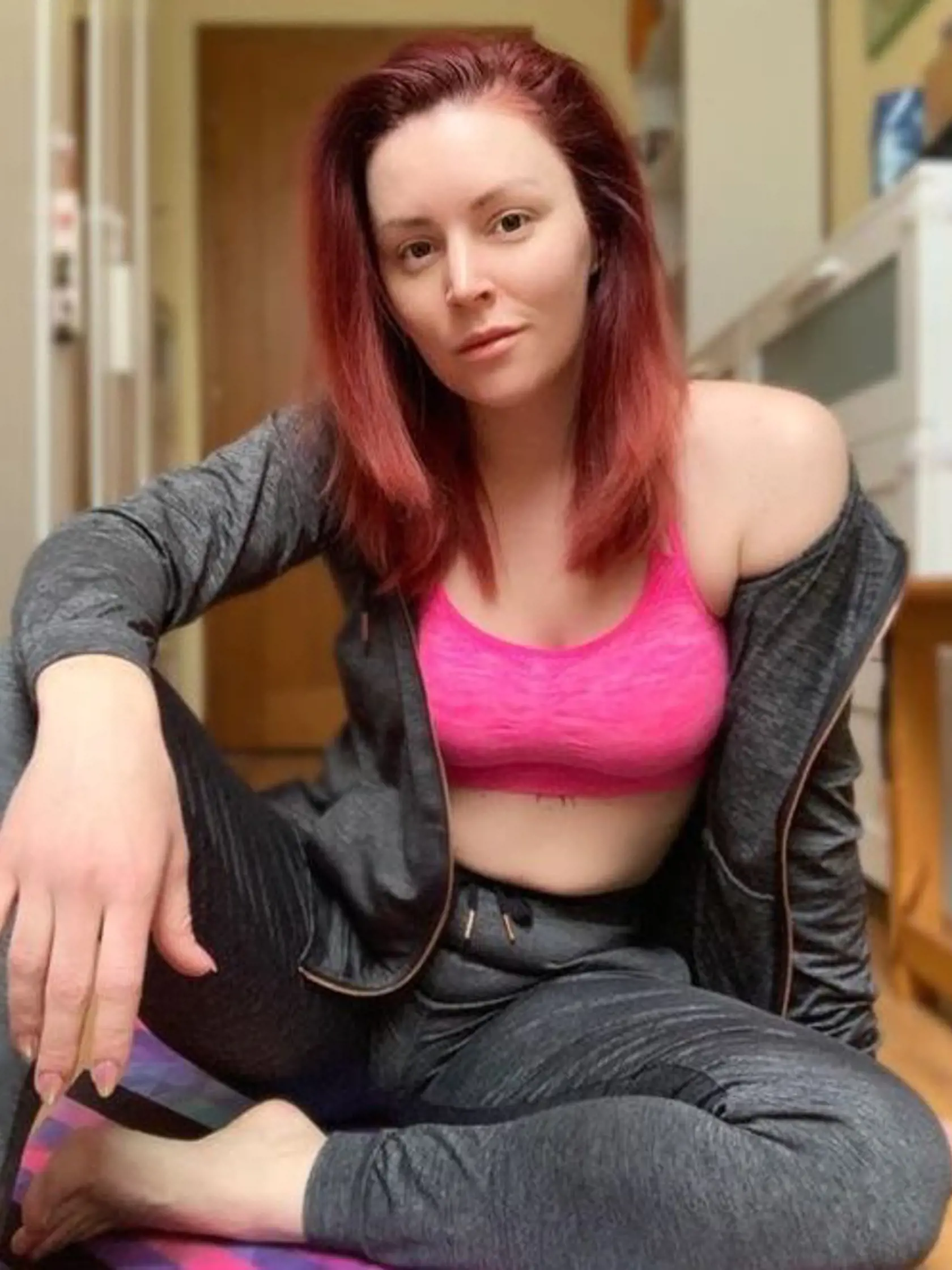 Barbora predviedla i kilá navyše v brušných partiách.