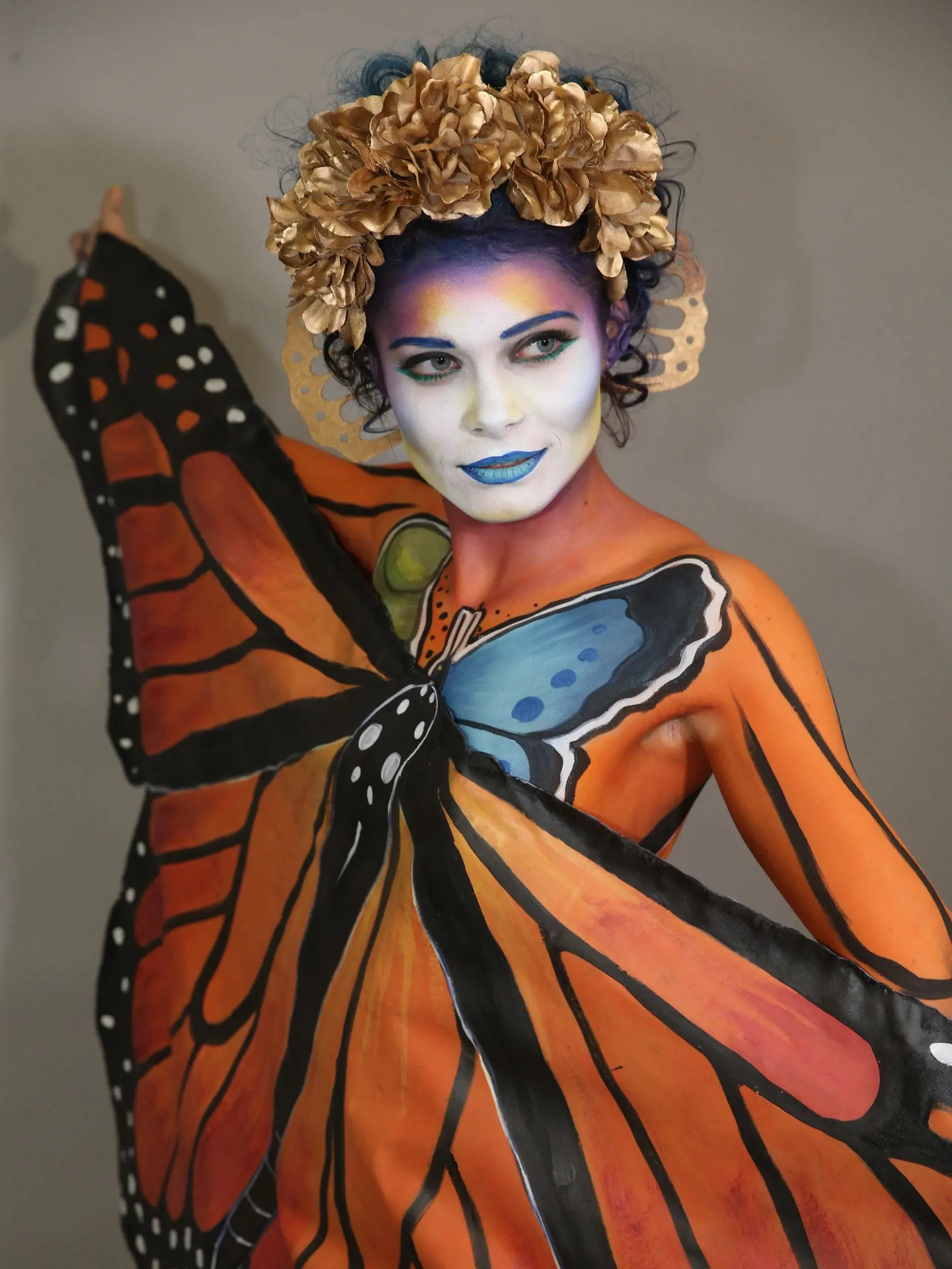 Konečný vzhľad modelky, z ktorej sa Interbeauty v Inchebe stalo umelecké dielo.