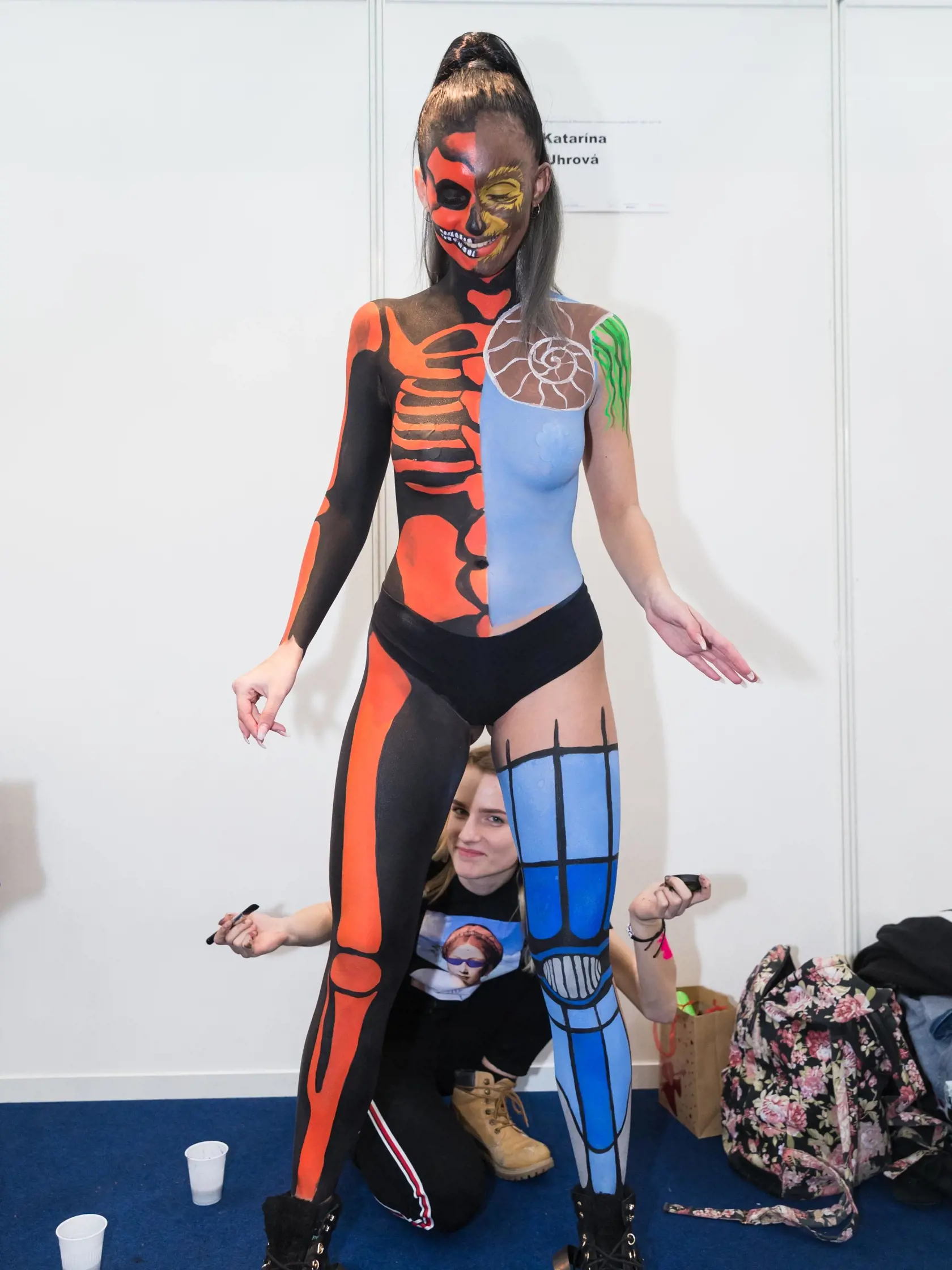 Konečný vzhľad modelky, z ktorej sa Interbeauty v Inchebe stalo umelecké dielo.