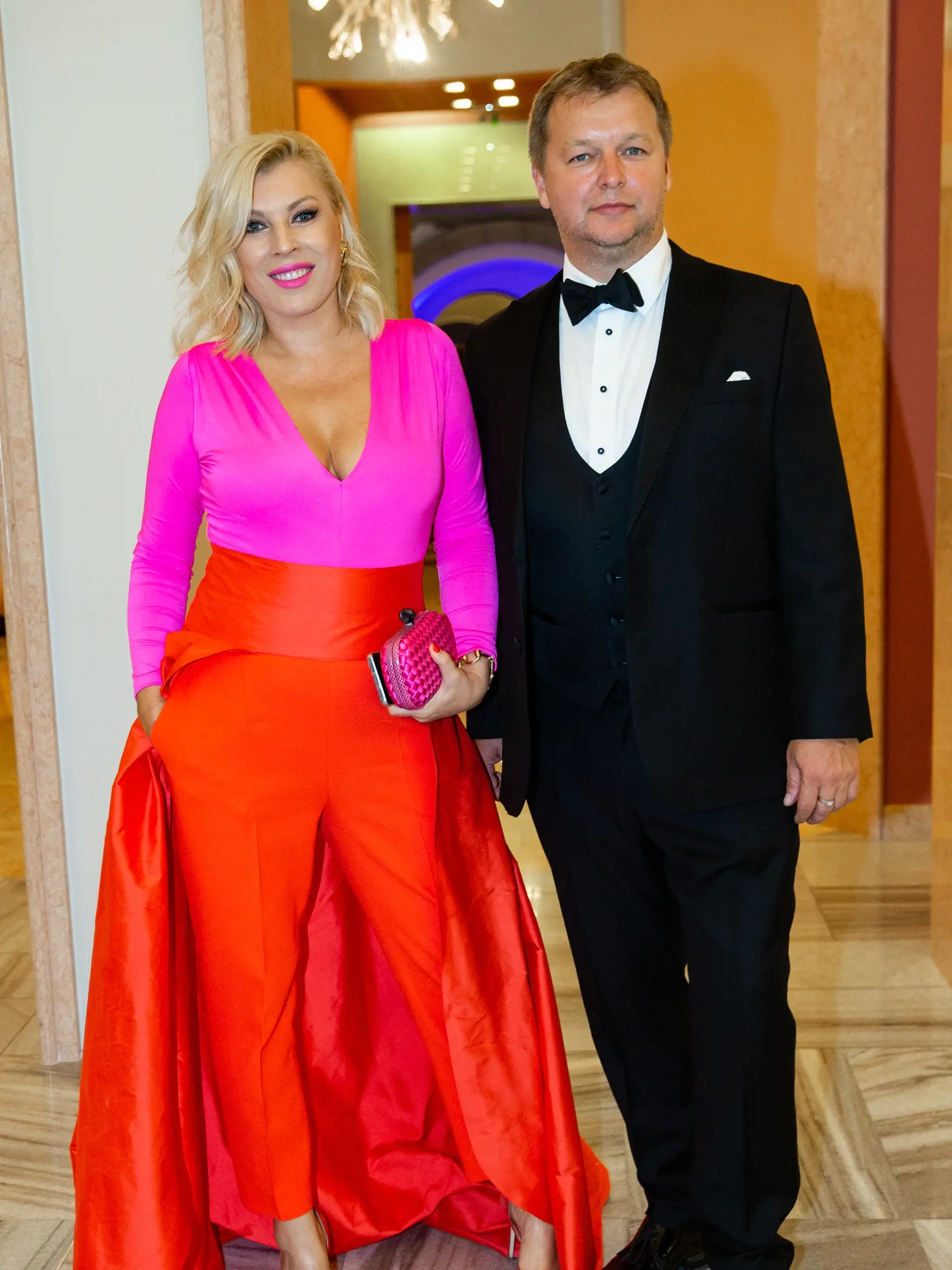 Riaditeľka módnej televízie Gabika Drobová s priateľom Karolom Rumanom.