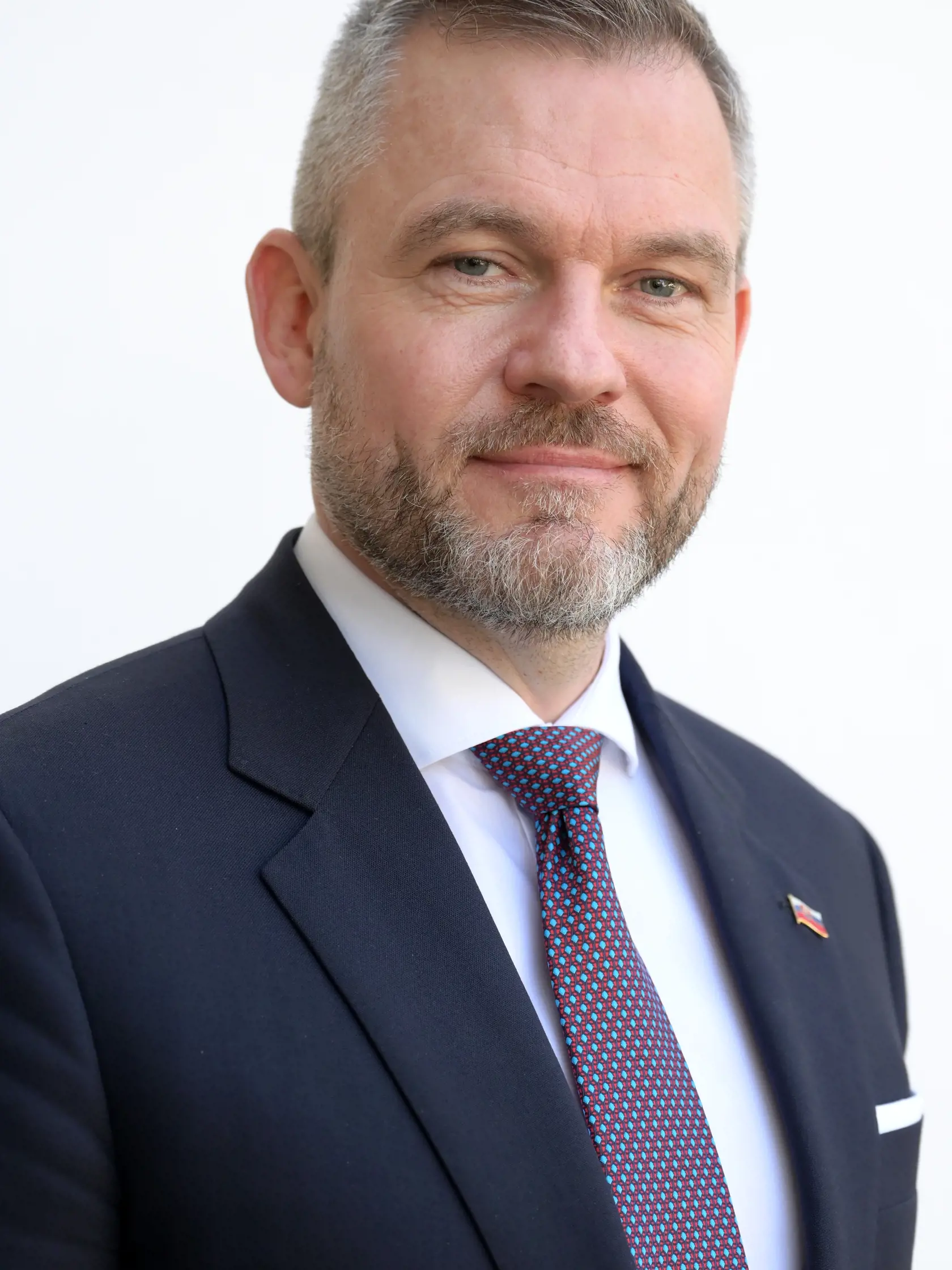 Na snímke kandidát na prezidenta SR Peter Pellegrini pózuje pre Tlačovú agentúru Slovenskej republiky (TASR) v Bratislave 3. marca 2024. FOTO TASR - Pavel Neubauer