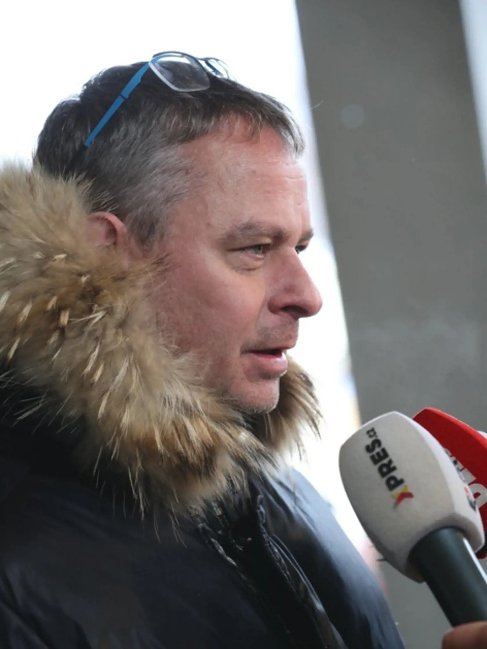 Filip Fenč na pohrebe Václava Vorlíčka.