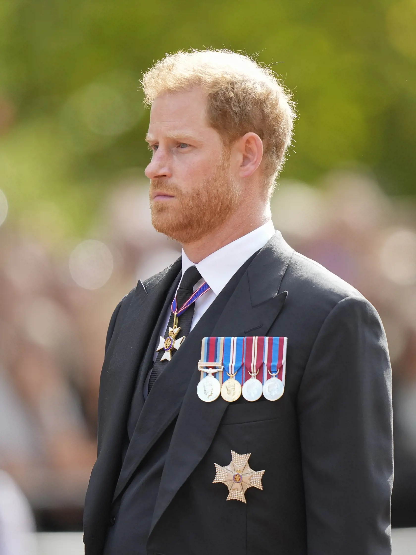 The Coffin Carrying Queen Elizabeth II Is Transferred From Buckingham Palace To The Palace Of Westminster