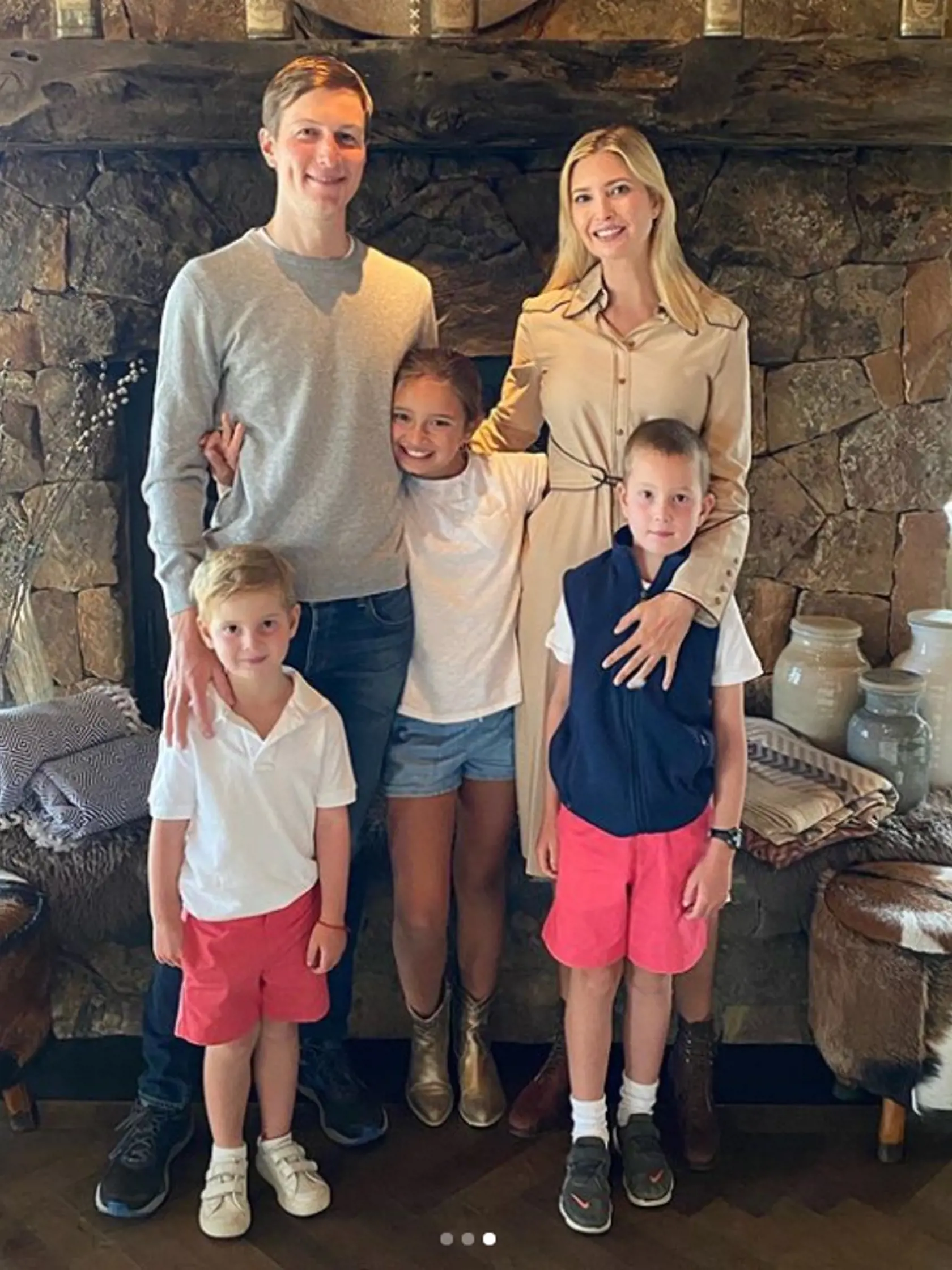 Ivanka Trump s manželom a deťmi.