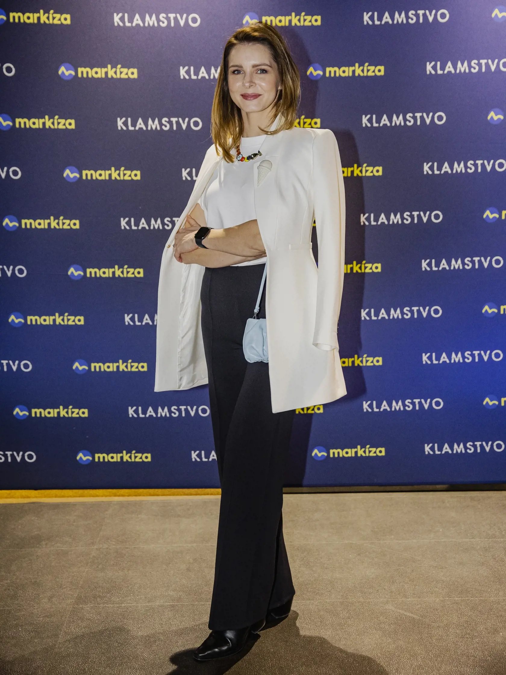 Na snímke Monika Horváthová počas premiéry nového seriálu TV Markíza, Klamstvo.
